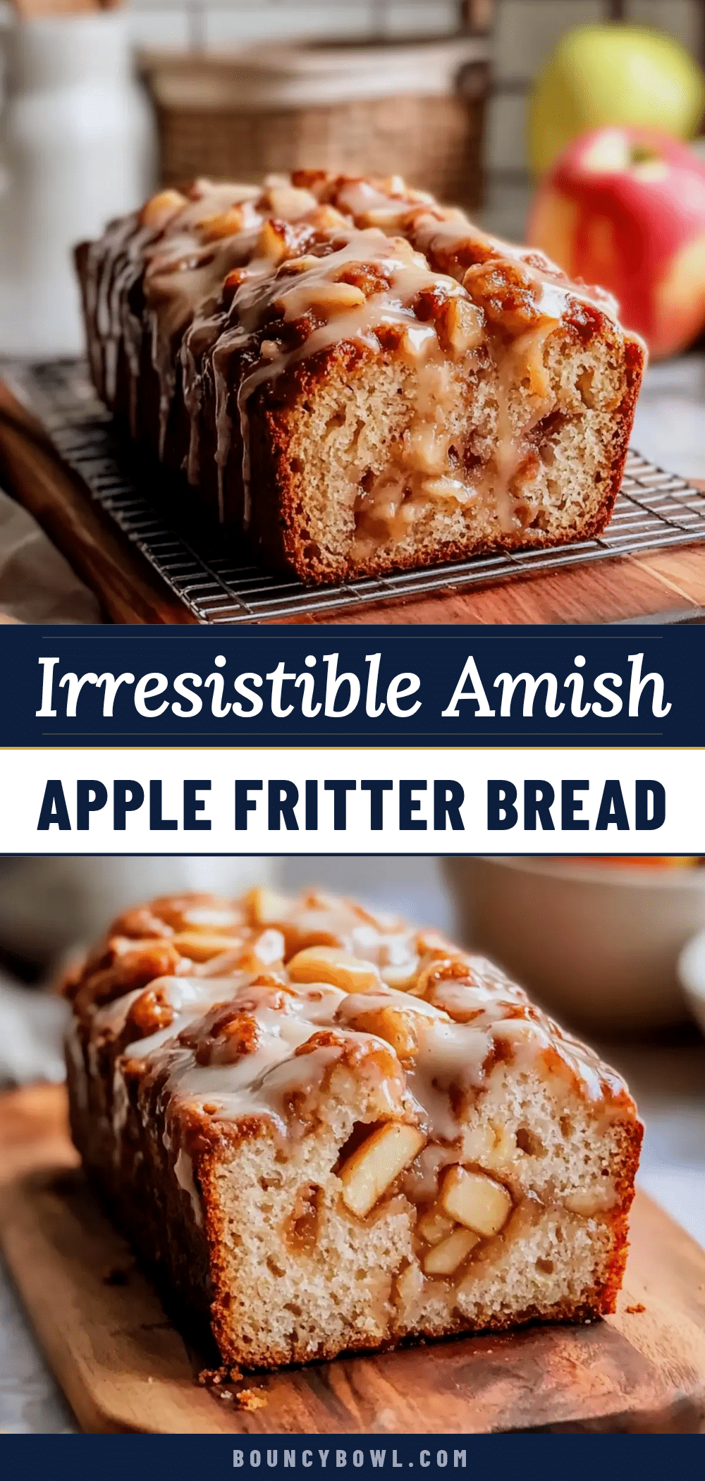 Amish Apple Fritter Bread recipe