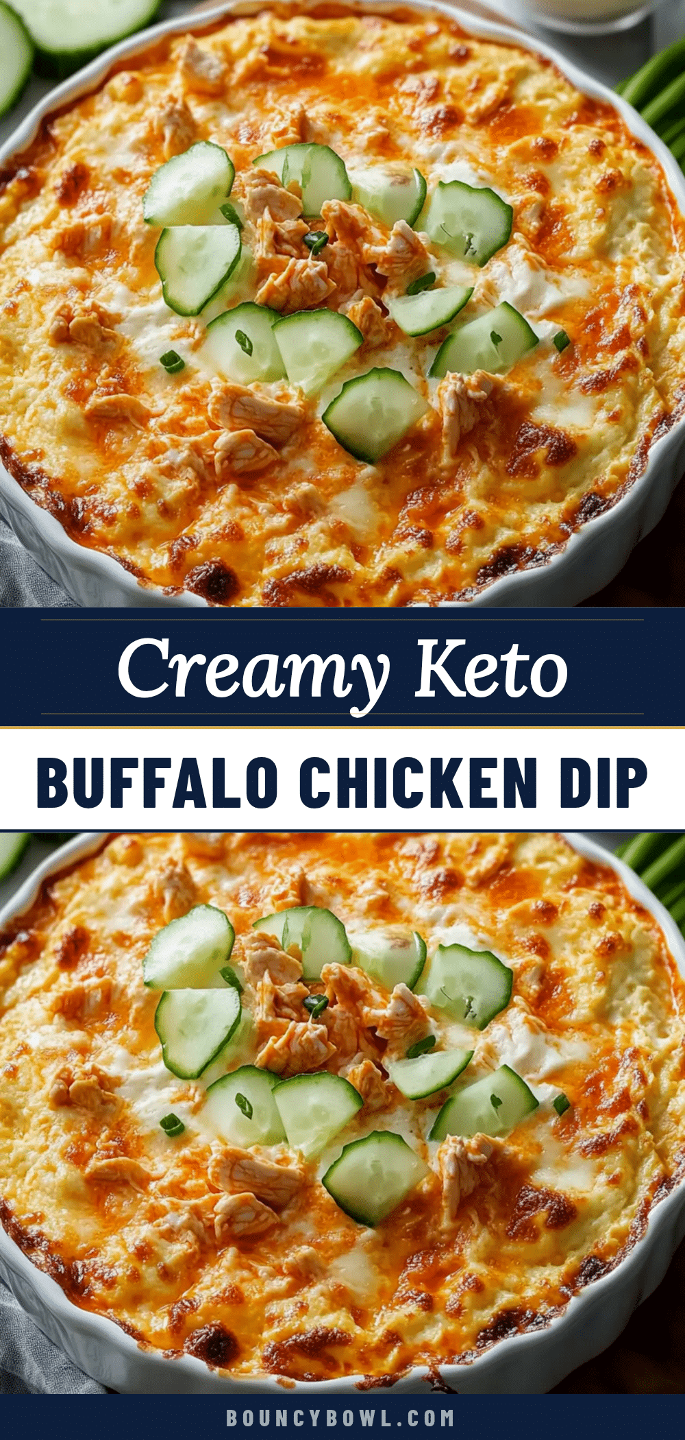 creamy keto buffalo chicken dip recipe