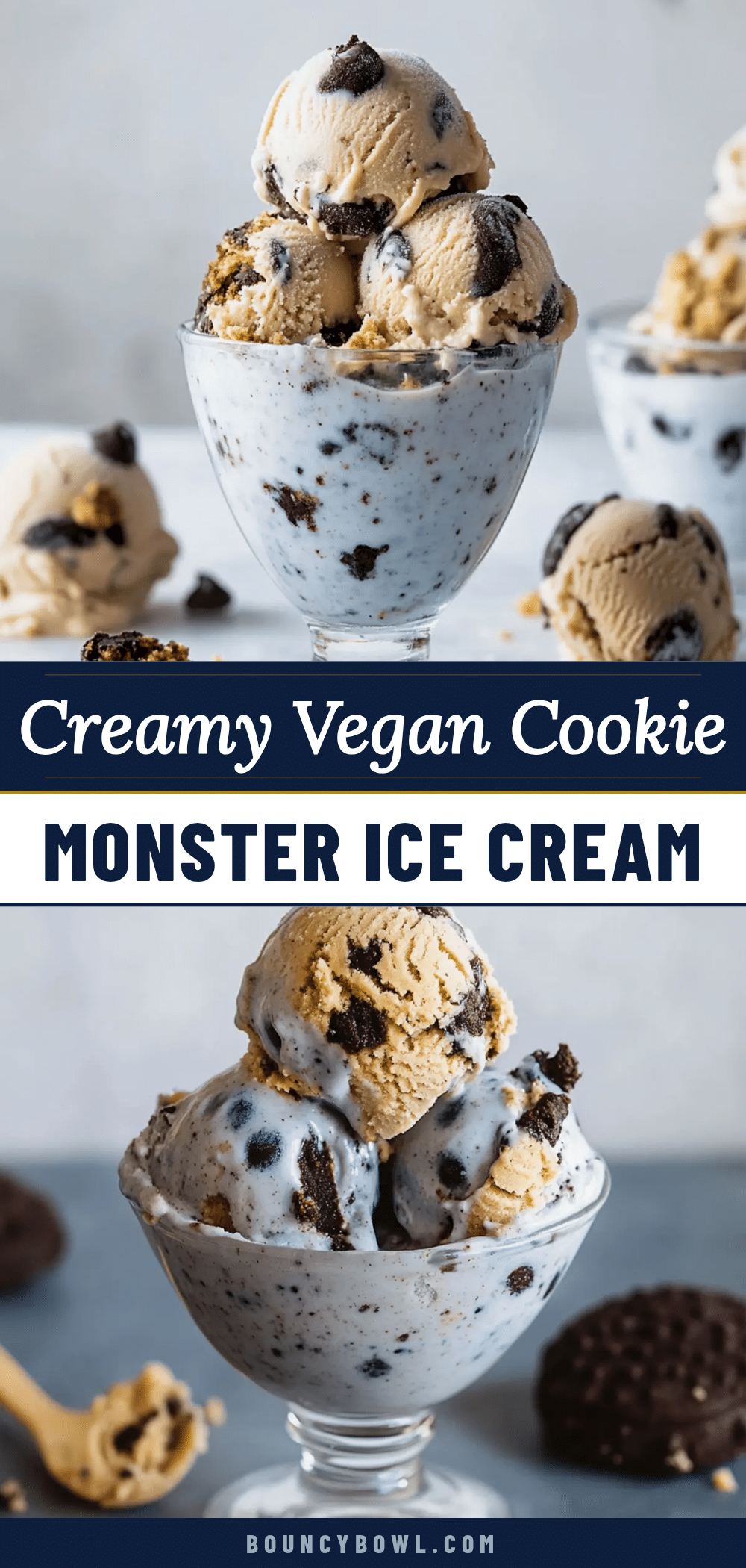 Creamy Vegan Cookie Monster Ice Cream recipe
