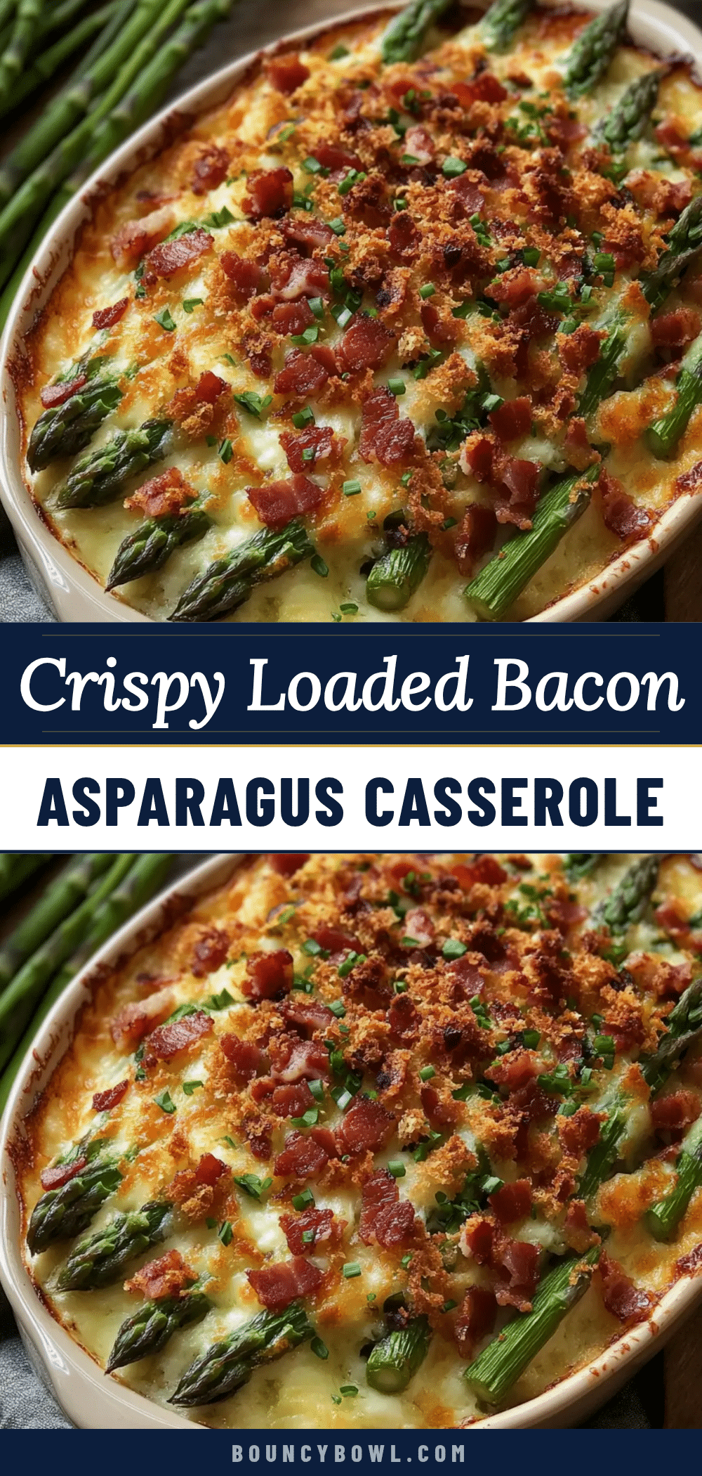 crispy loaded asparagus and bacon casserole recipe