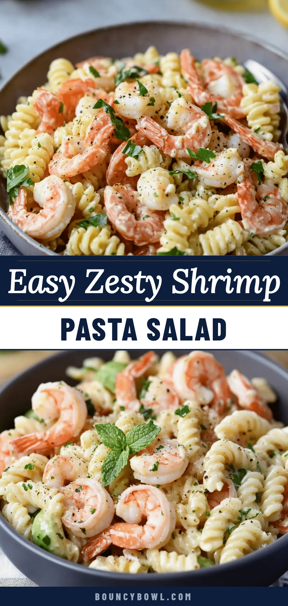 easy zesty shrimp pasta salad recipe