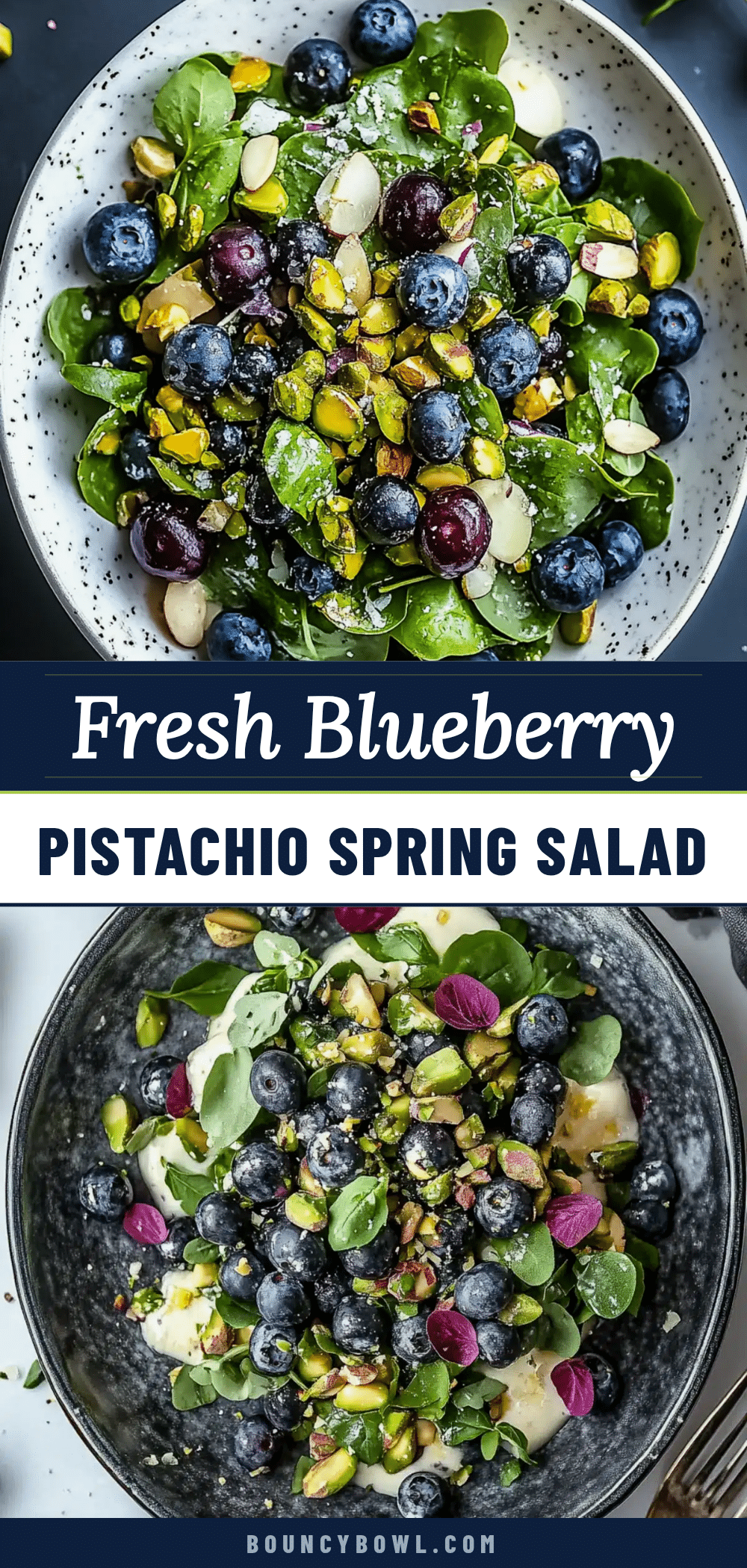 Fresh Blueberry Pistachio Spring Salad recipe