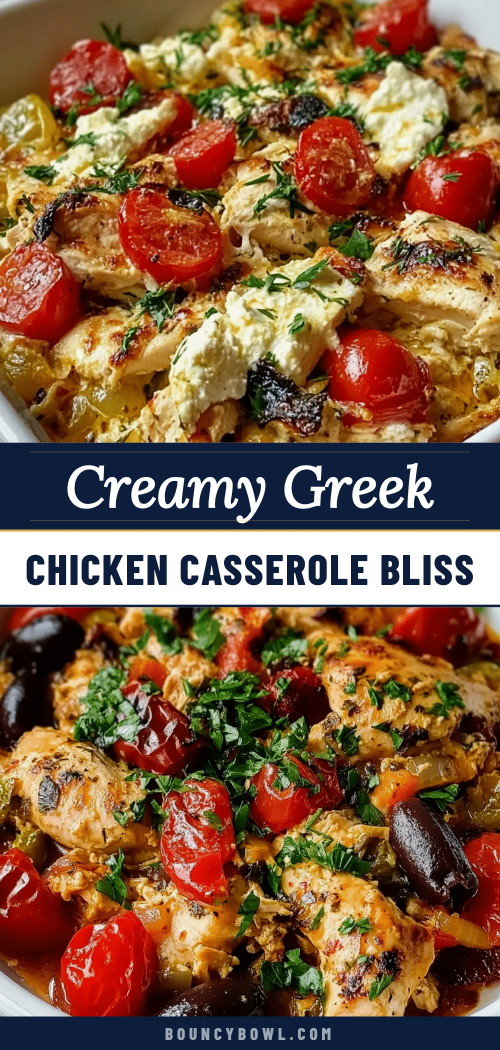 Greek chicken casserole recipe