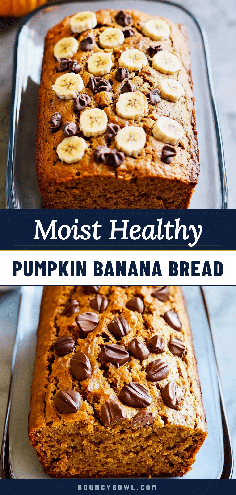 healthy pumpkin banana bread recipe