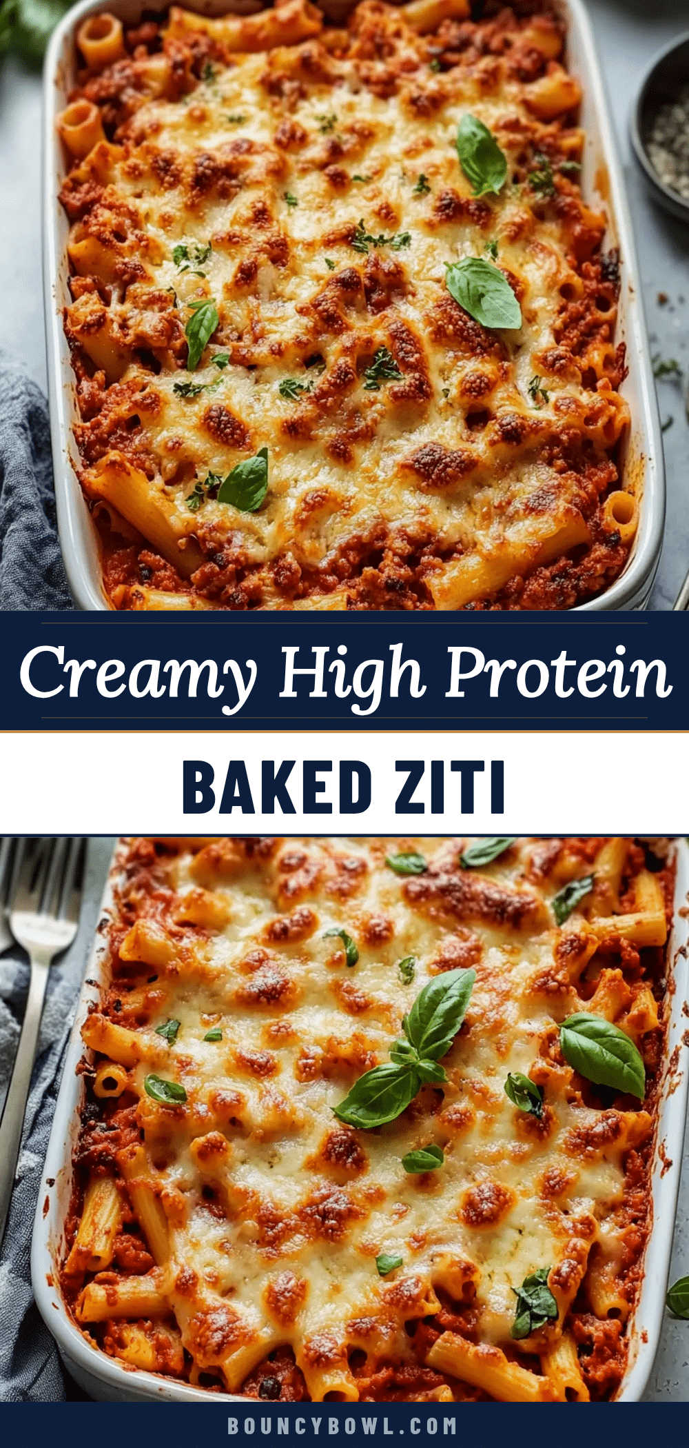 high protein baked ziti recipe