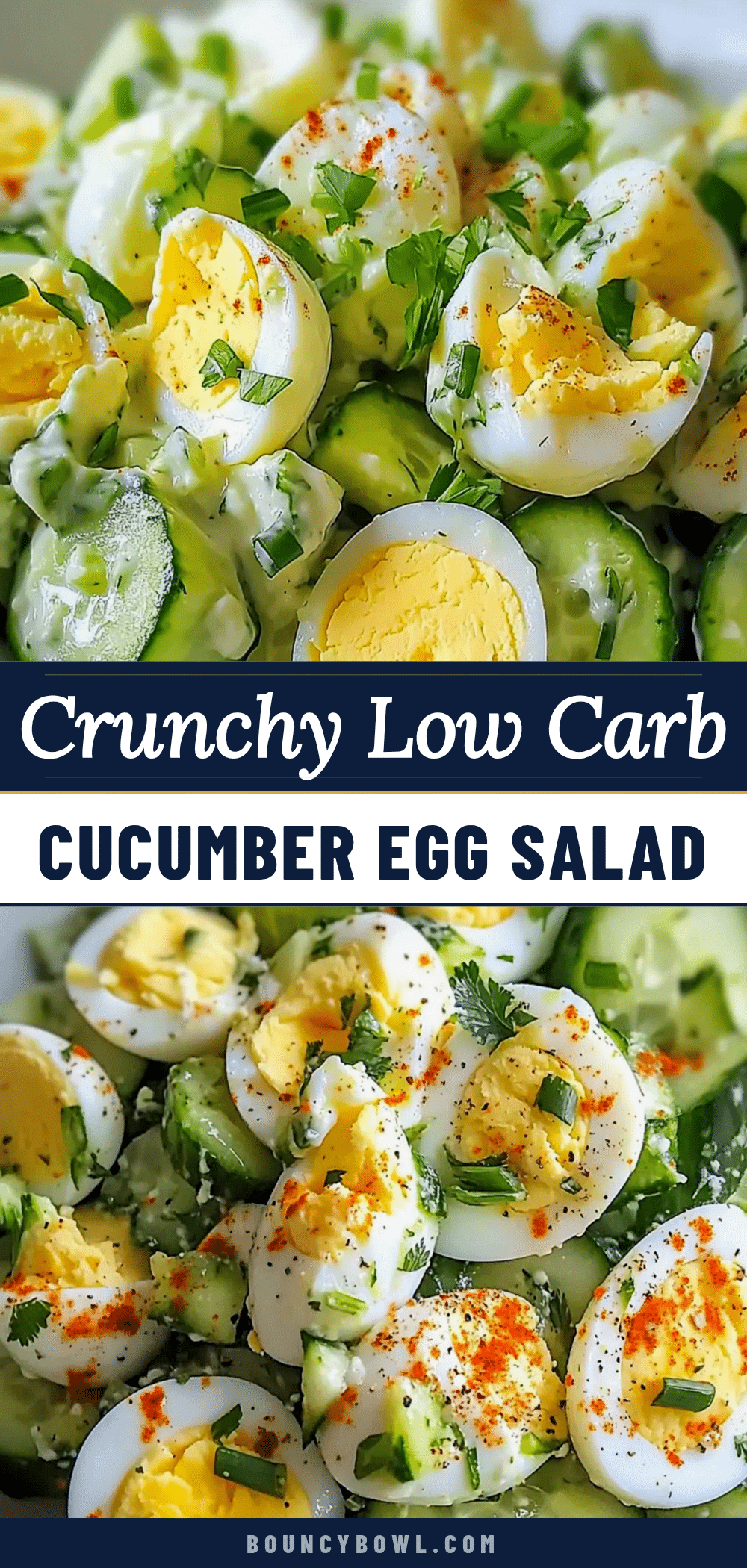low carb cucumber egg salad recipe