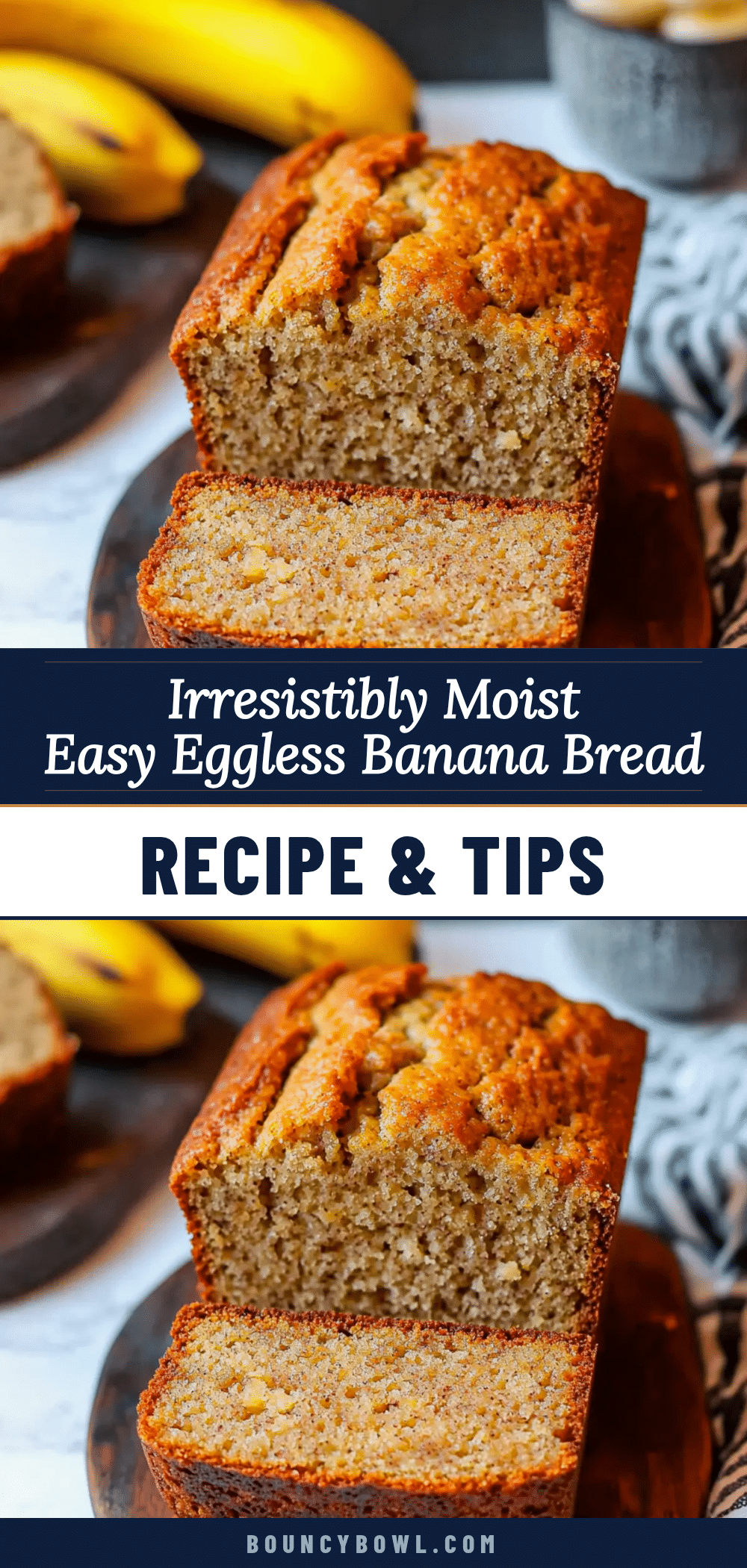 moist easy eggless banana bread recipe recipe