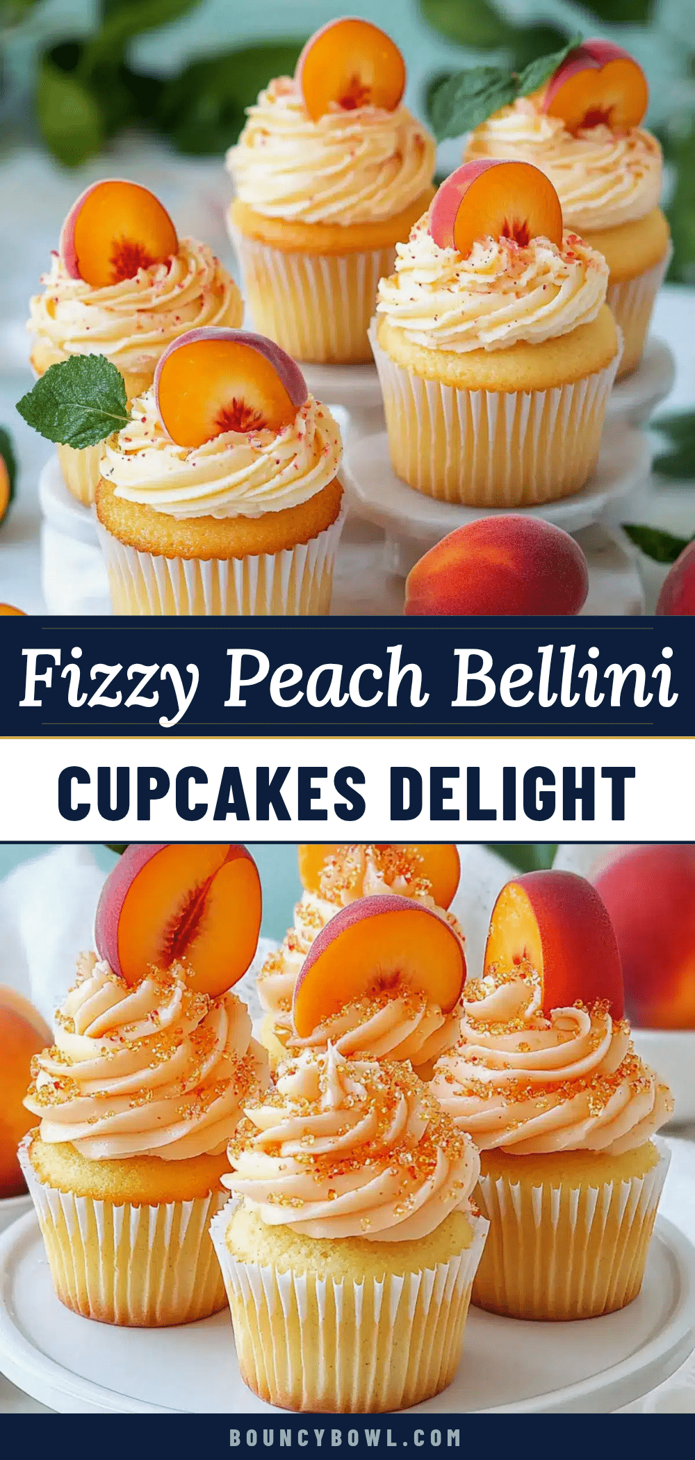 Peach Bellini Cupcakes recipe