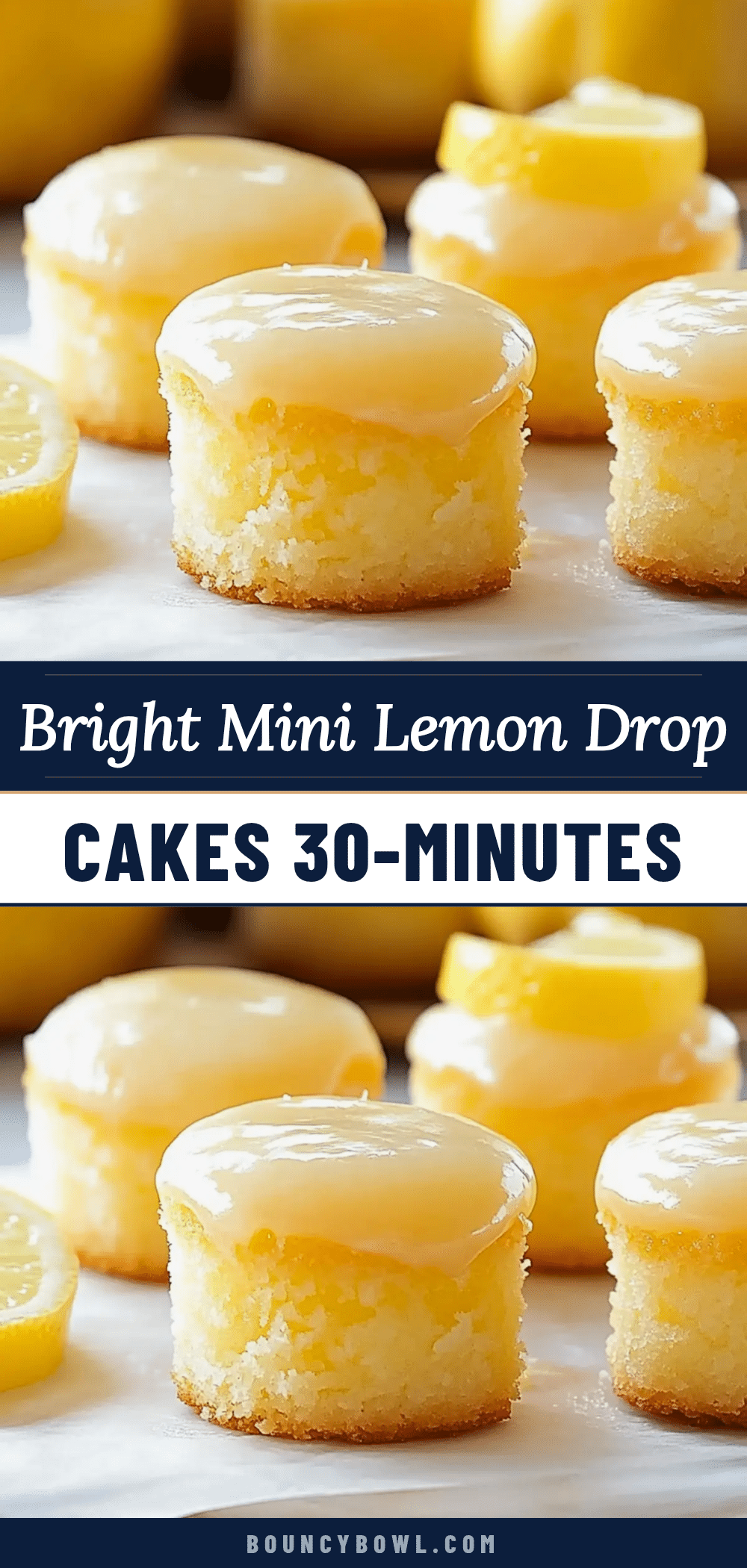 quick mini lemon drop cakes recipe