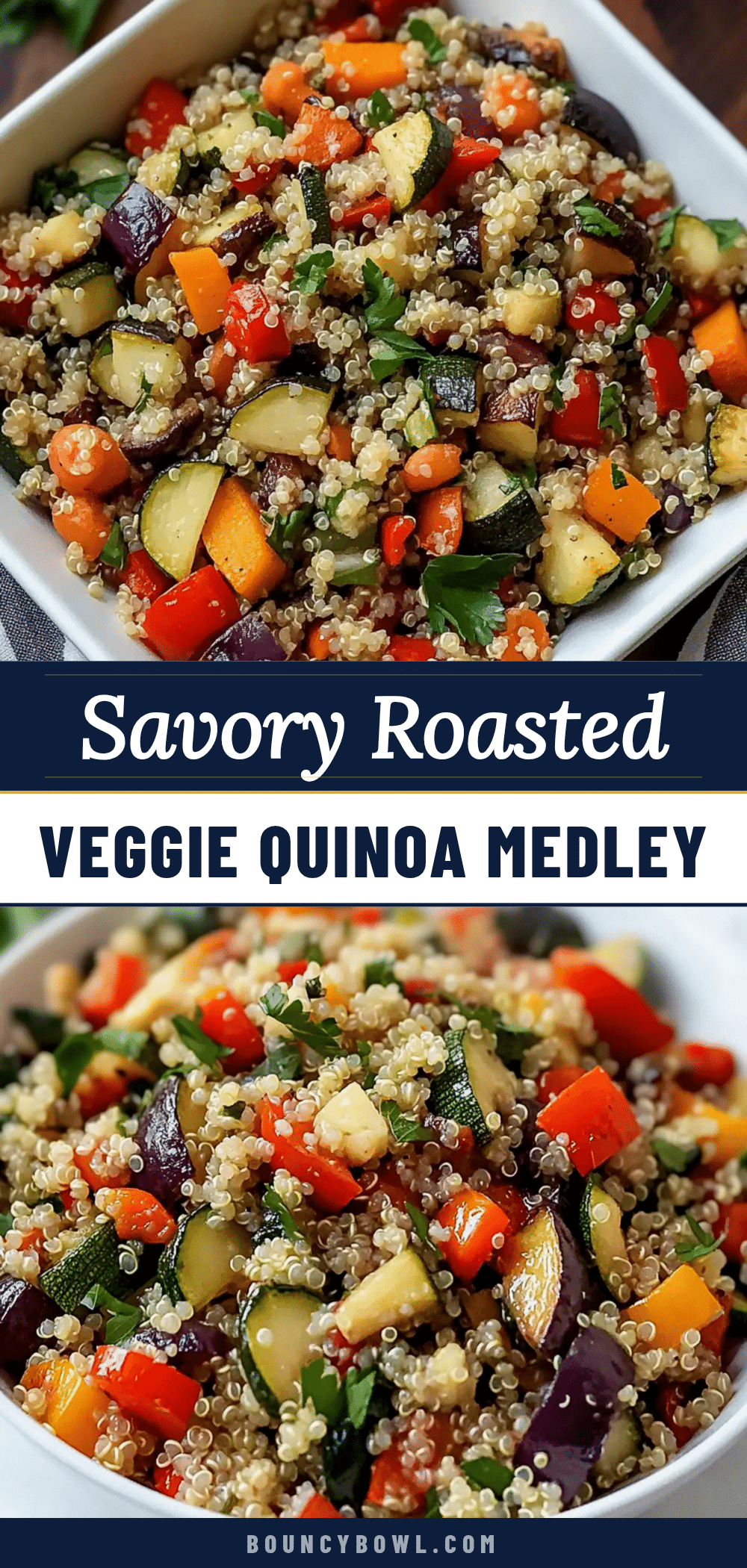 savory roasted vegetable quinoa medley recipe