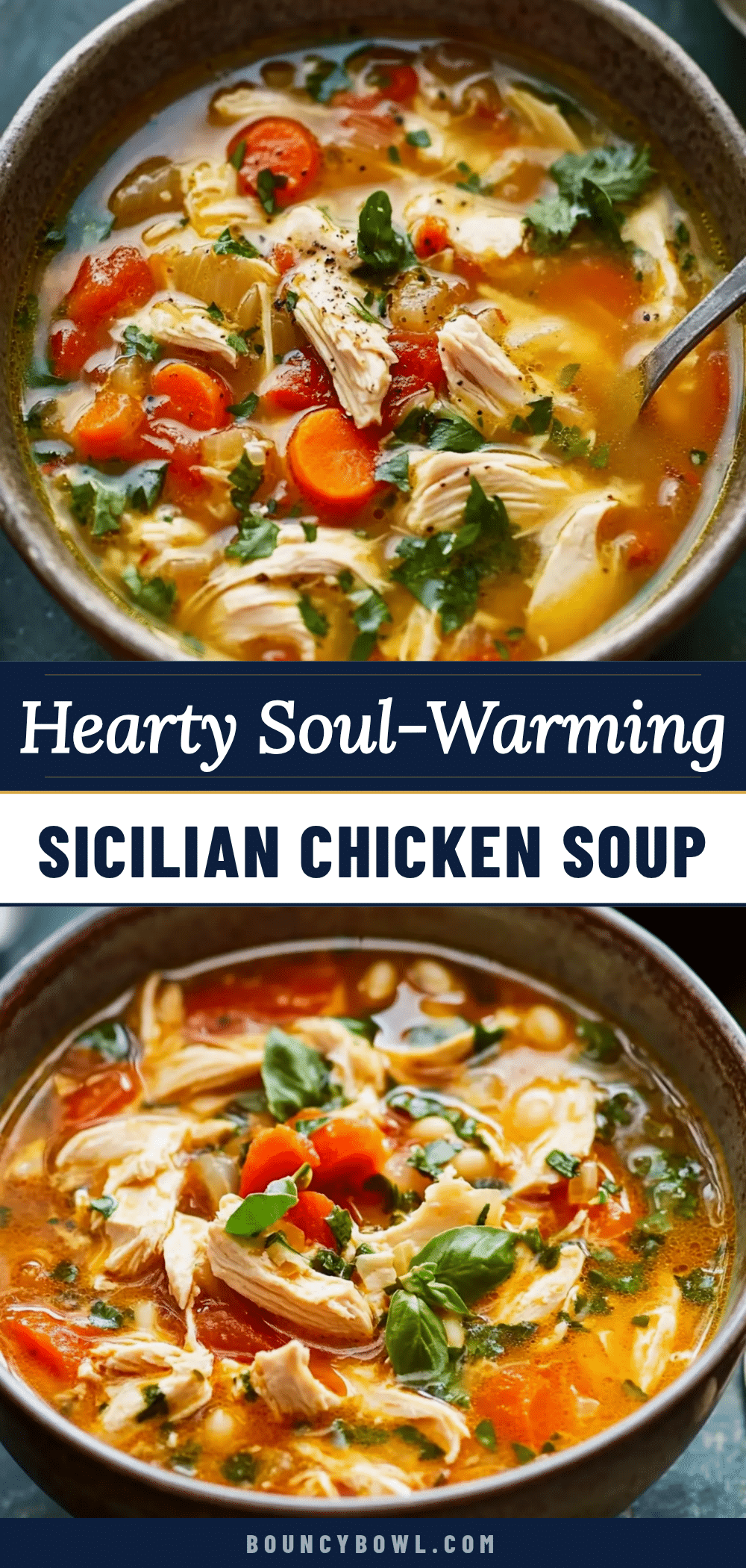 Sicilian chicken soup recipe