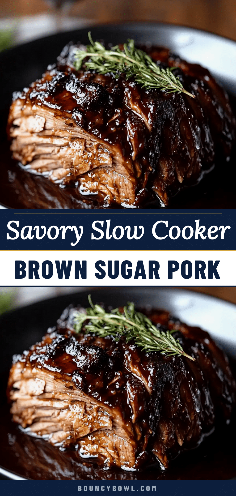 slow cooker brown sugar balsamic pork recipe