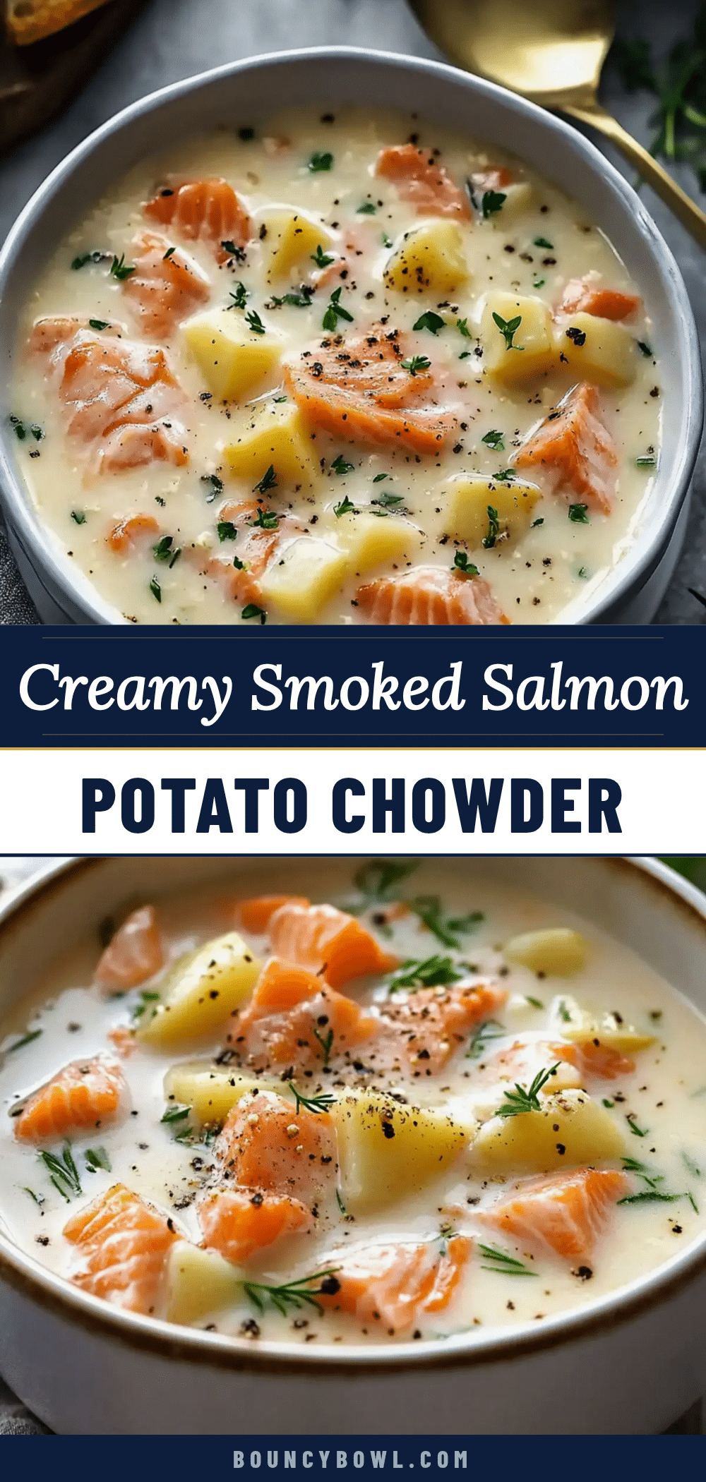 smoked salmon potato chowder recipe