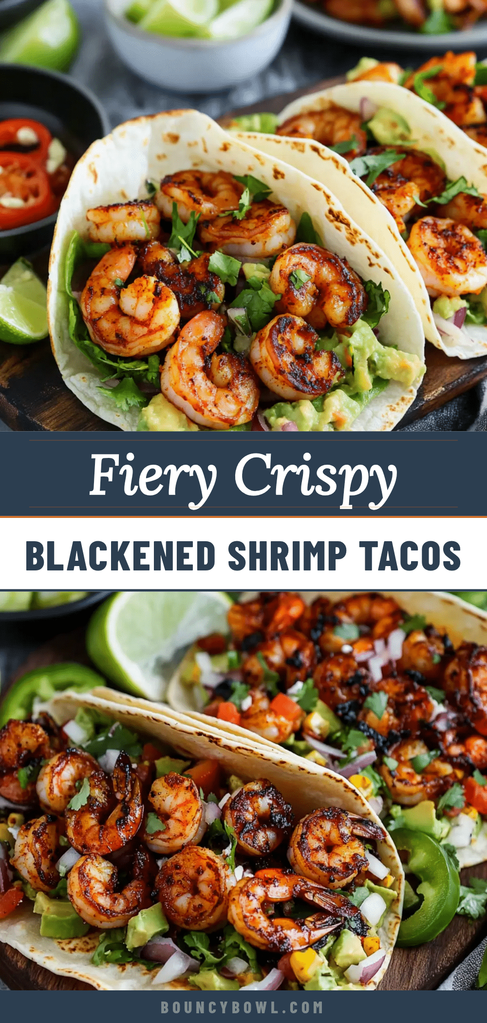 spicy blackened shrimp tacos recipe