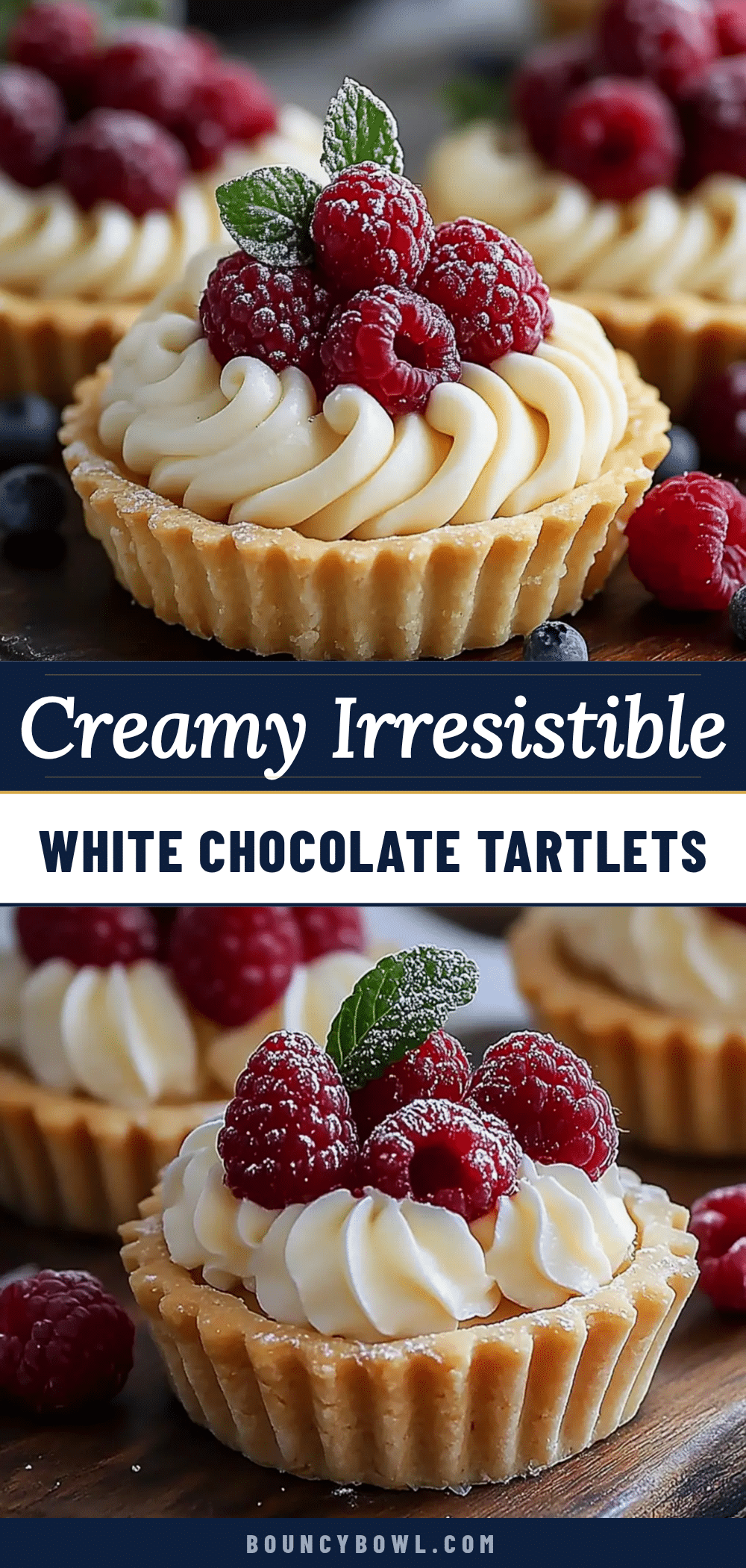 white chocolate mousse tartlets recipe