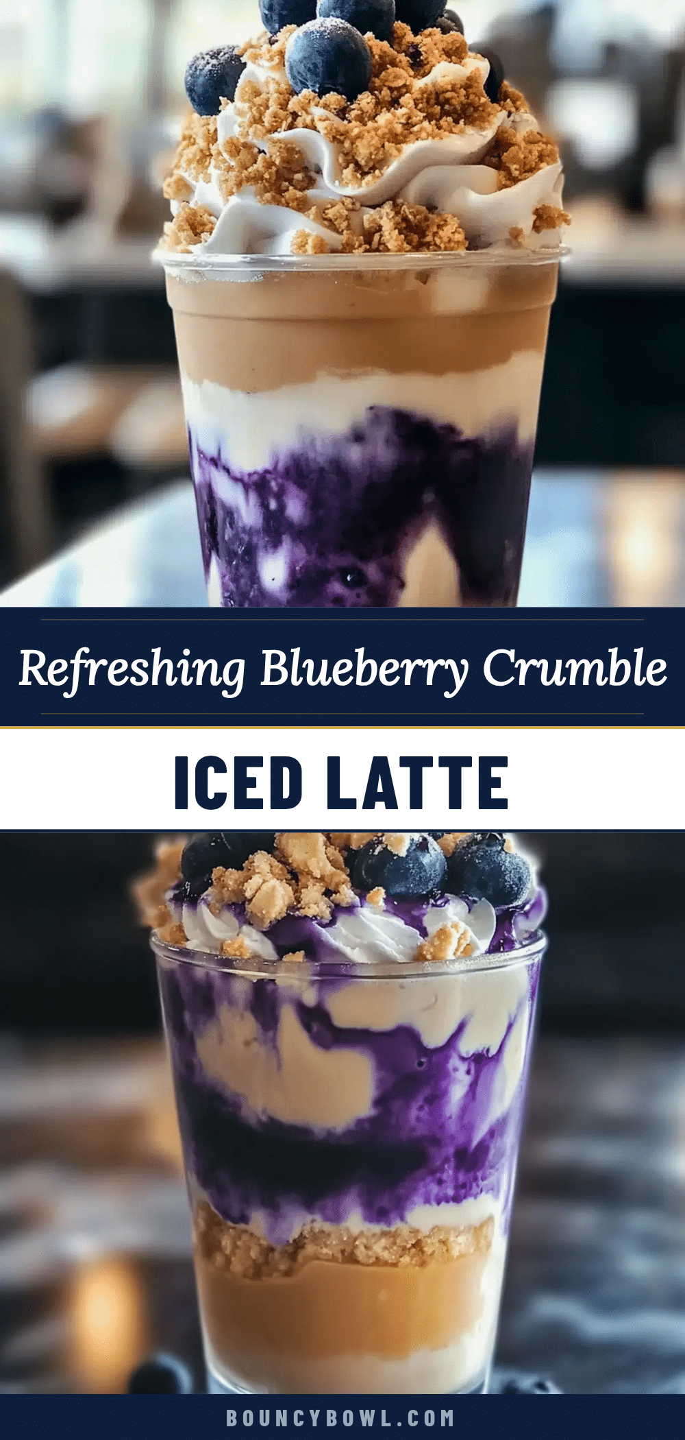 blueberry crumble iced latte recipe