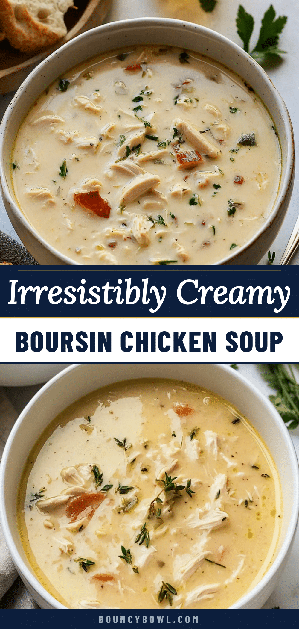 Boursin chicken soup recipe
