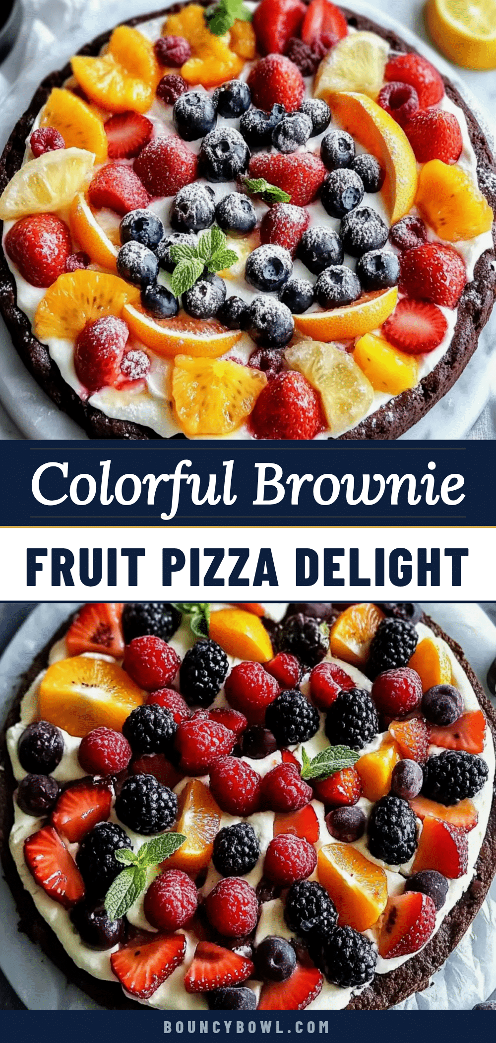 brownie fruit pizza recipe