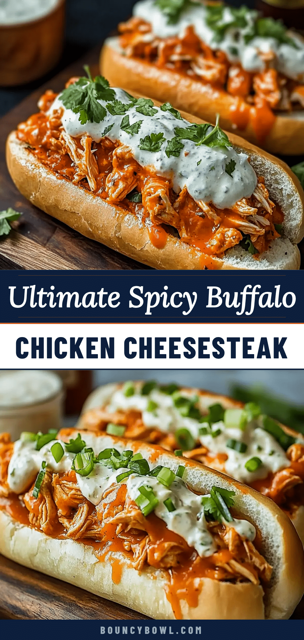 buffalo chicken cheesesteak recipe