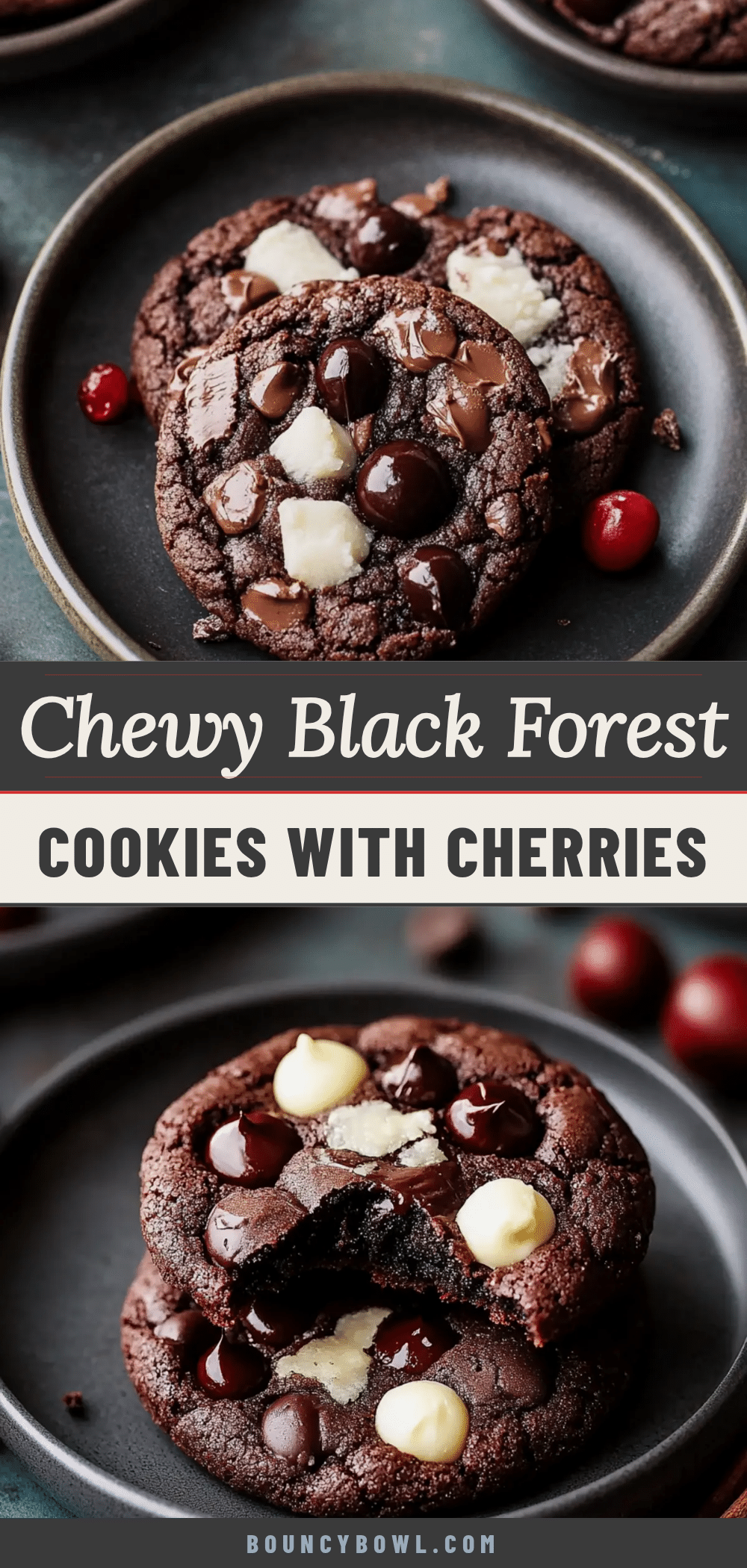 chewy black forest cookies recipe