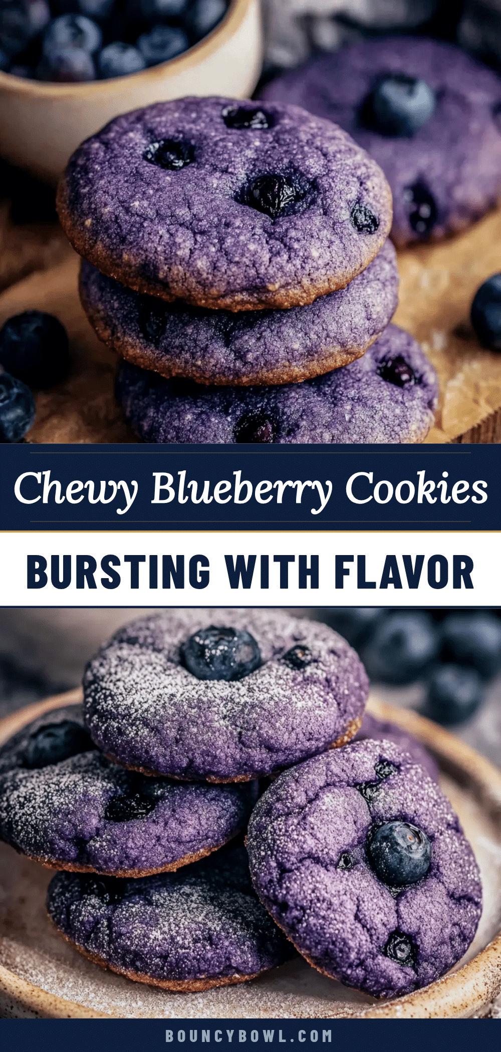chewy blueberry cookies recipe