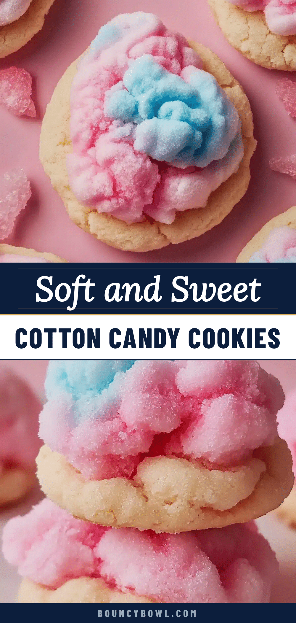 cotton candy cookies recipe
