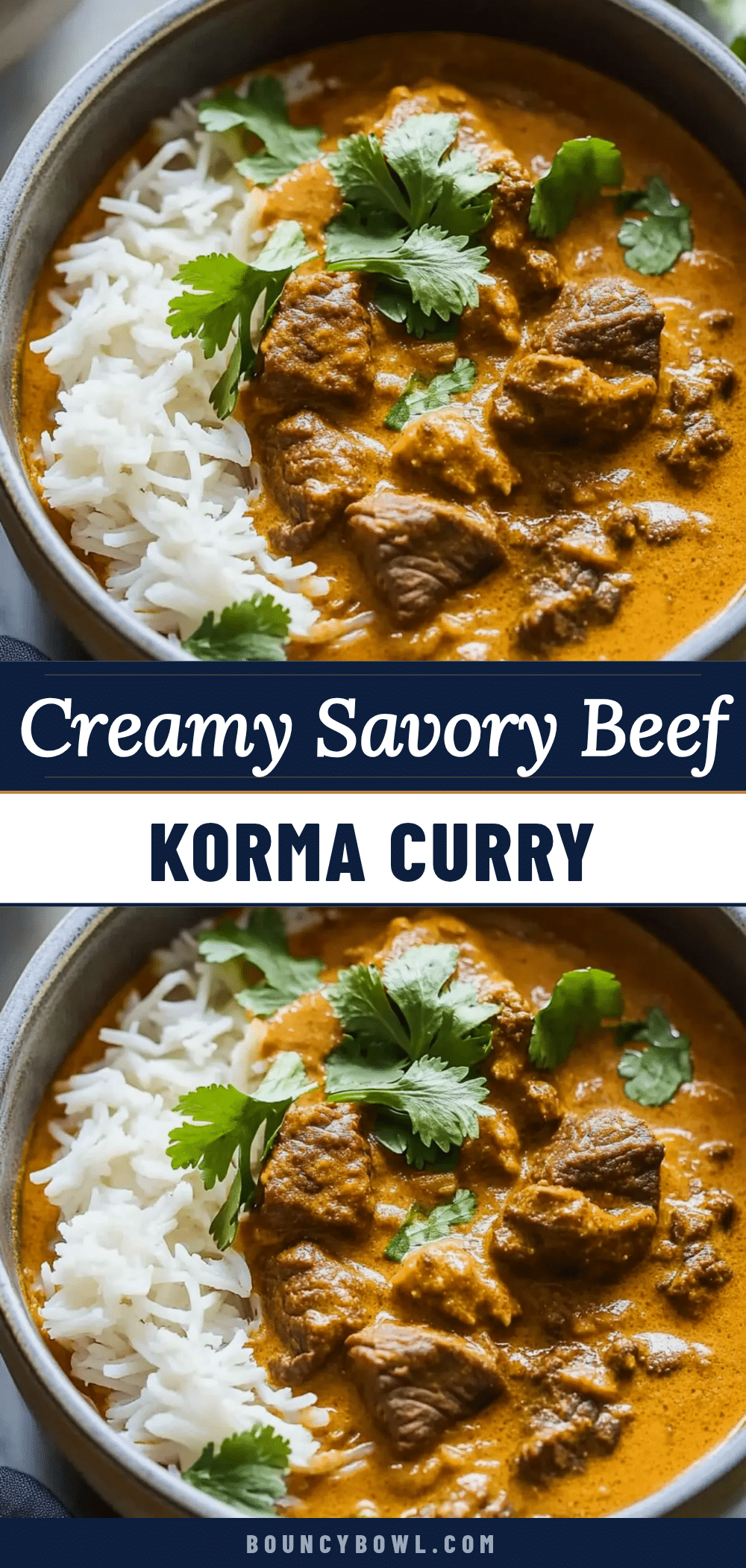 creamy savory beef korma curry recipe