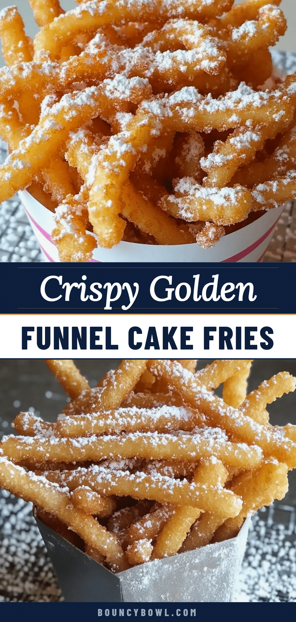 crispy funnel cake fries recipe