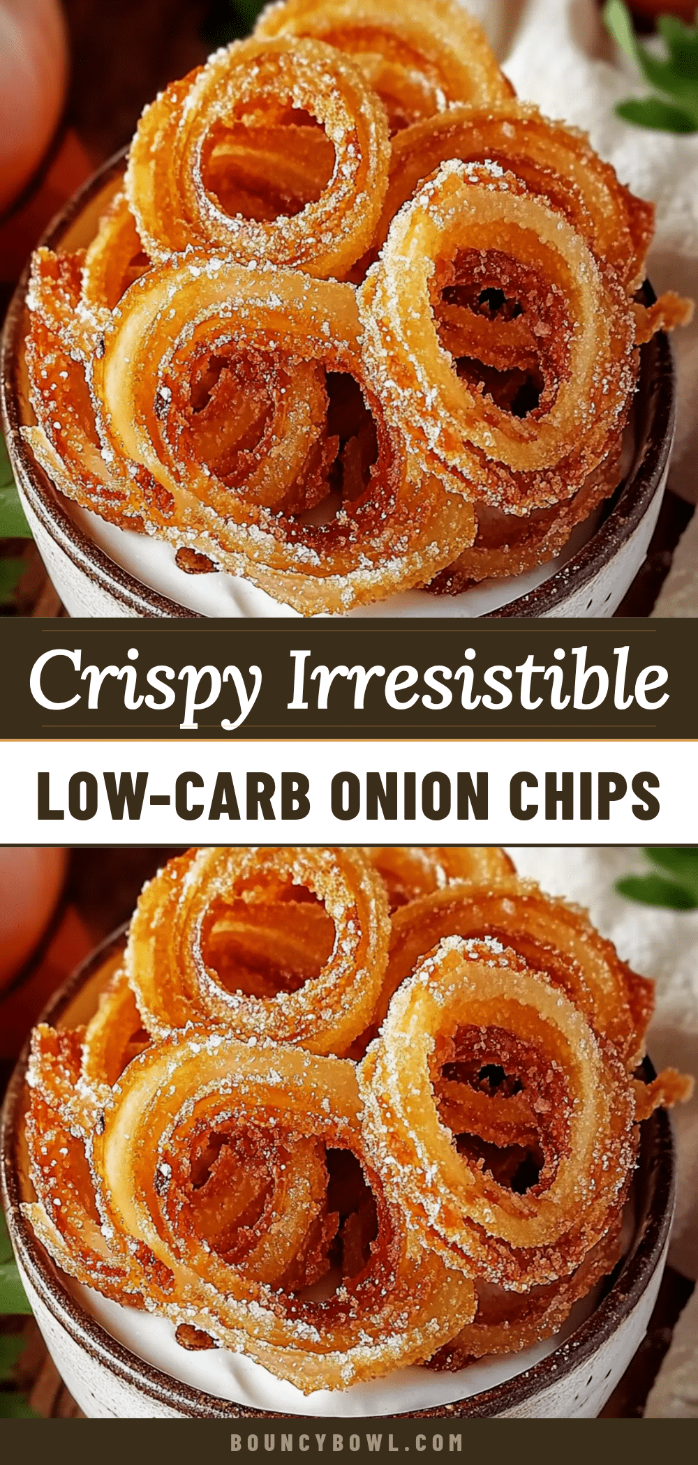 crispy low-carb onion ring chips recipe