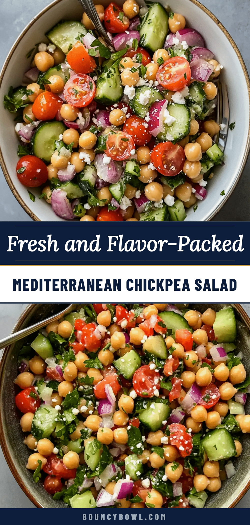 fresh mediterranean chickpea salad recipe