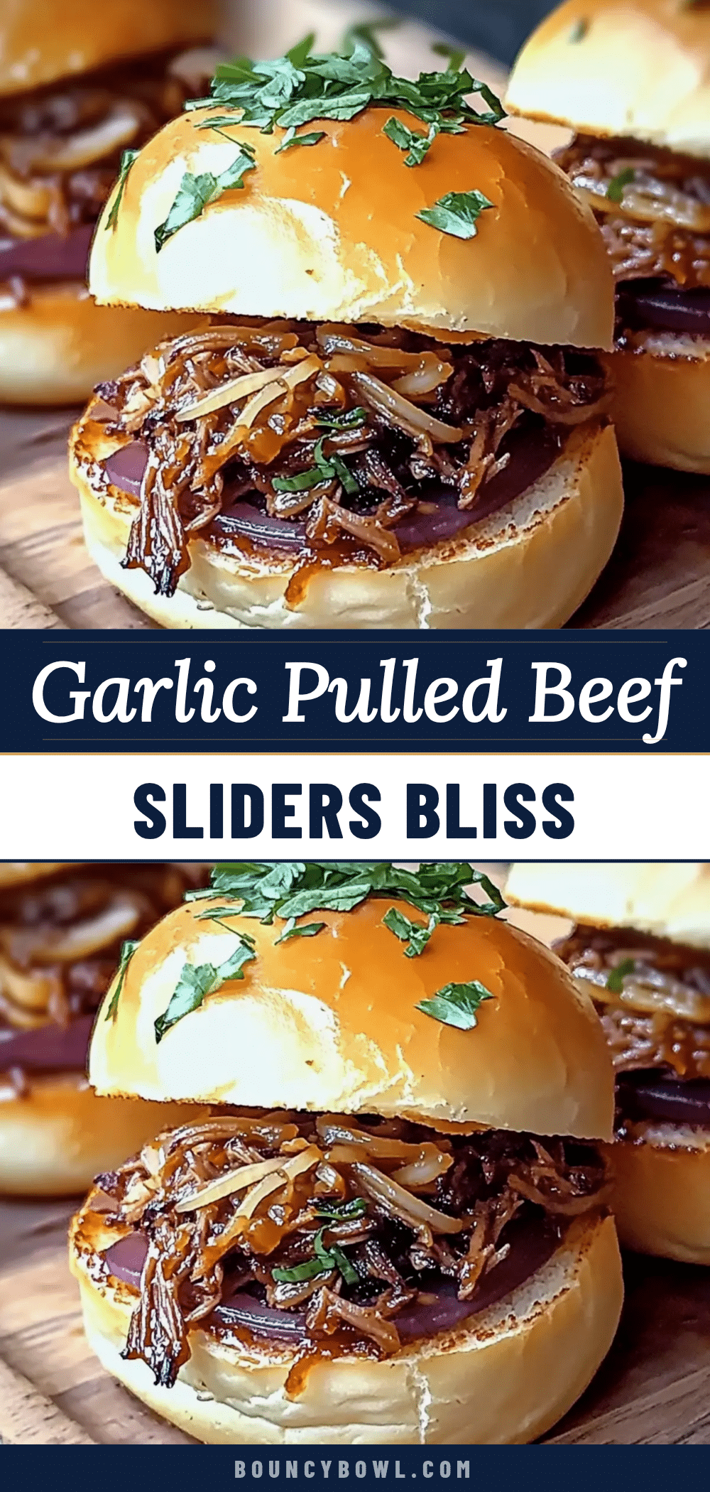 garlic pulled beef sliders recipe