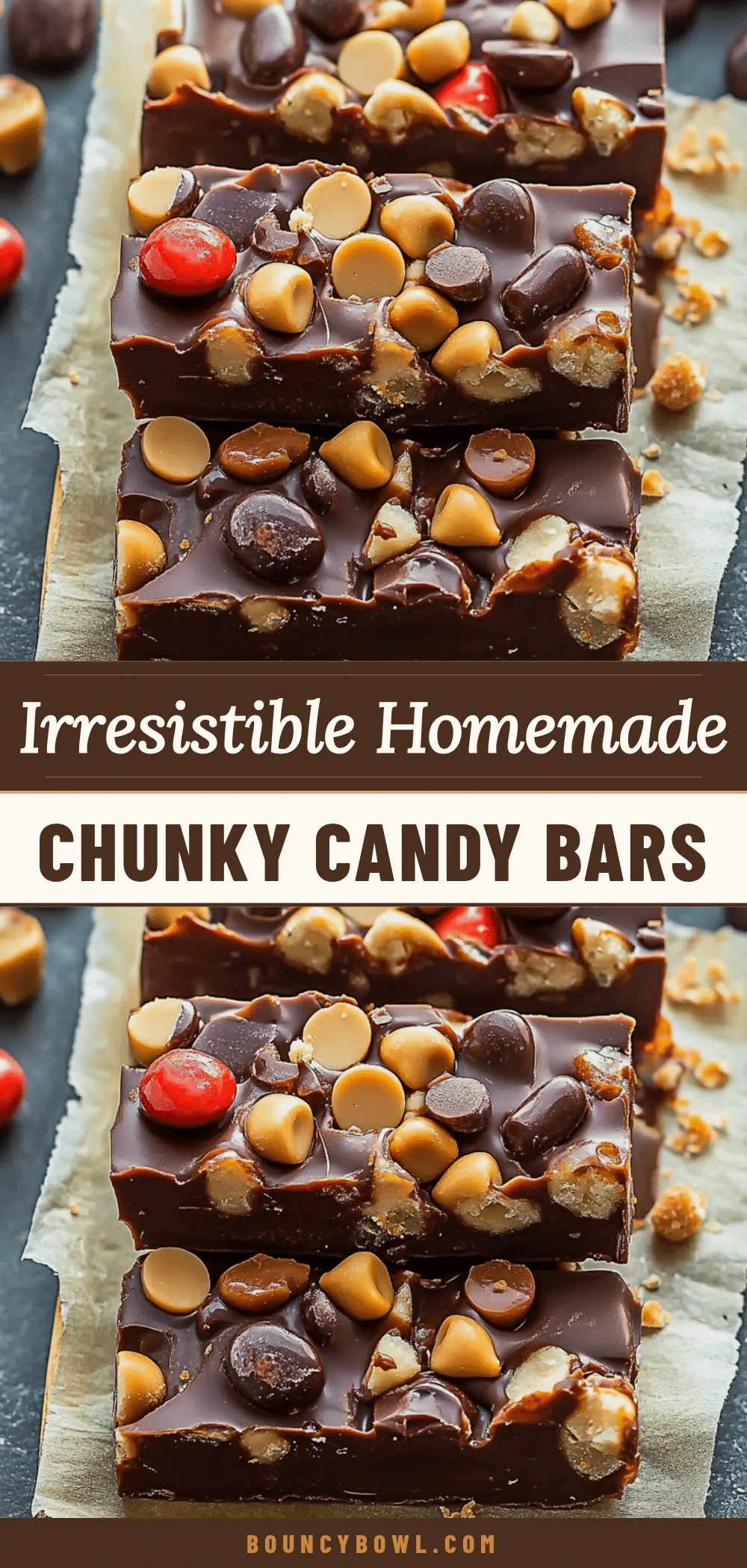 homemade chunky candy bars recipe