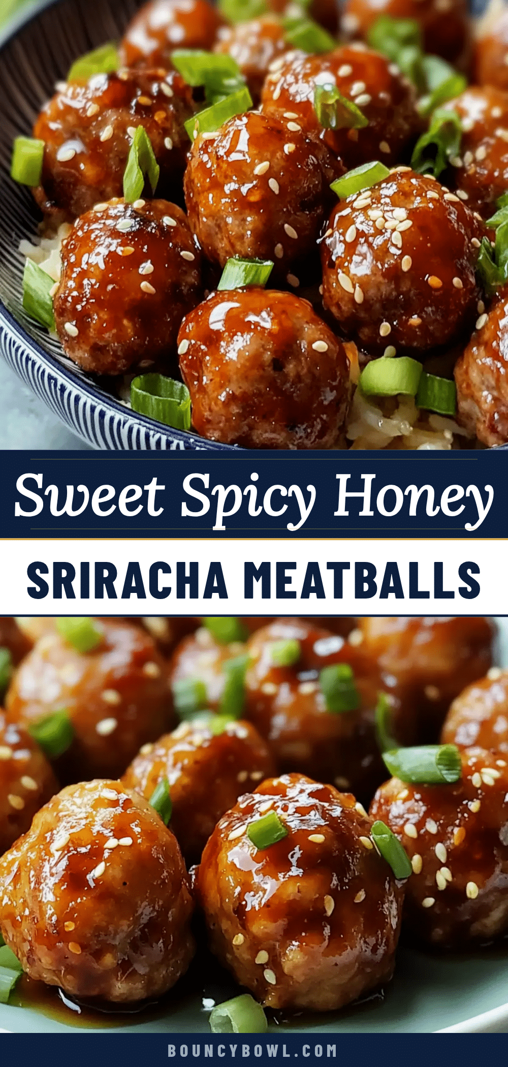 Honey Sriracha Meatballs recipe