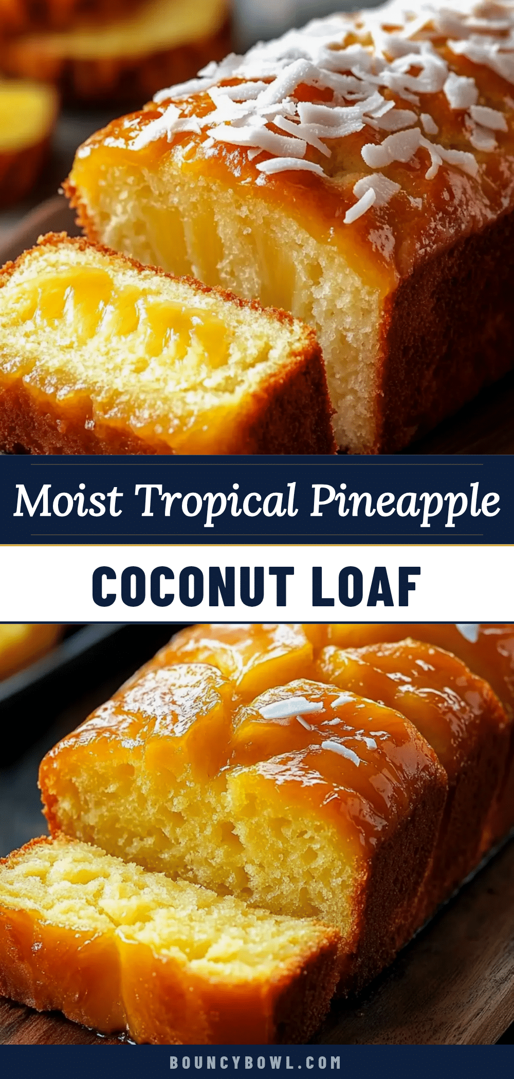 moist pineapple coconut loaf bread recipe