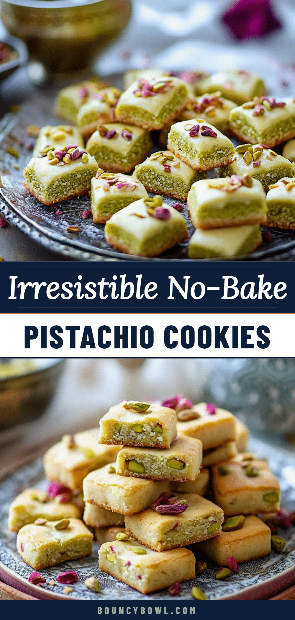 no-bake pistache koekjes recipe