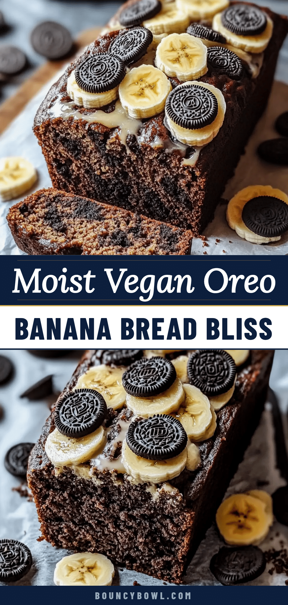 Oreo banana bread recipe