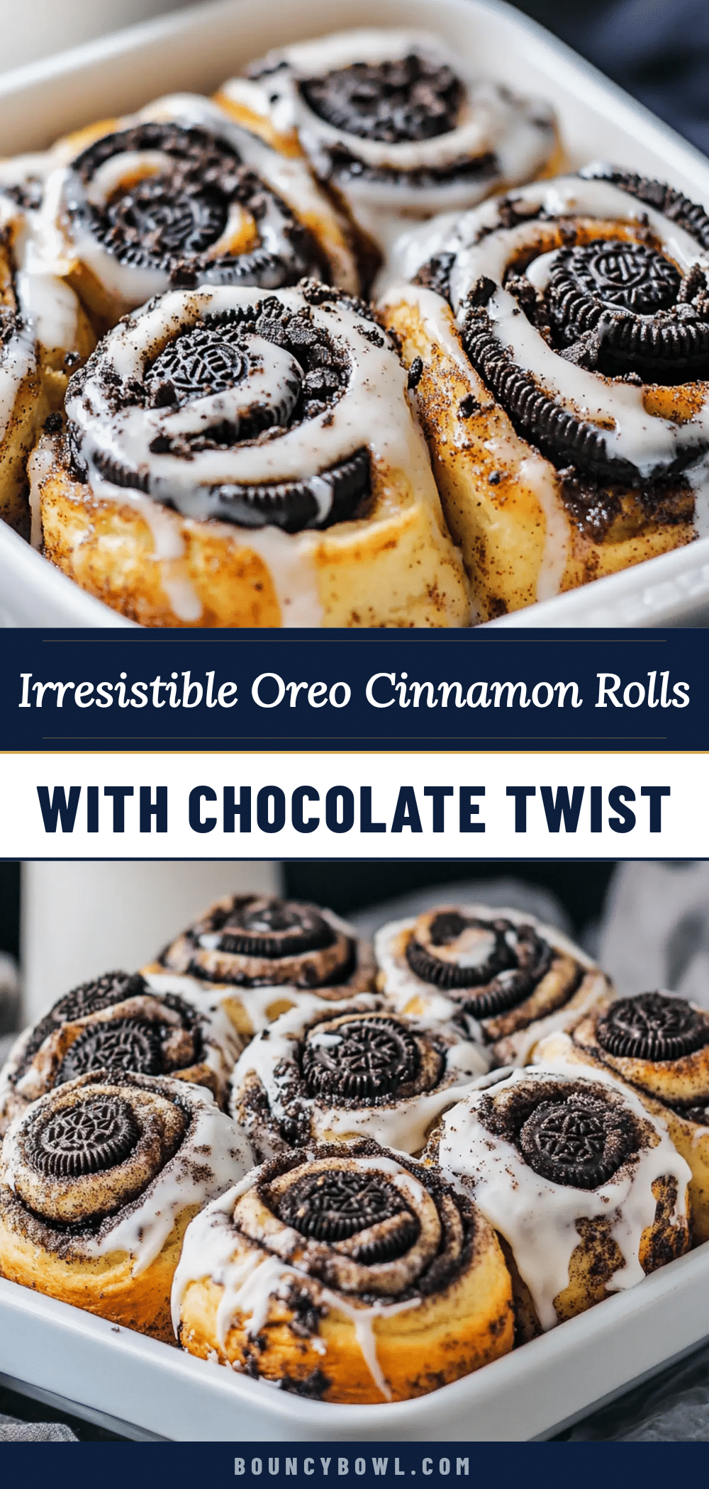 Oreo cinnamon rolls recipe