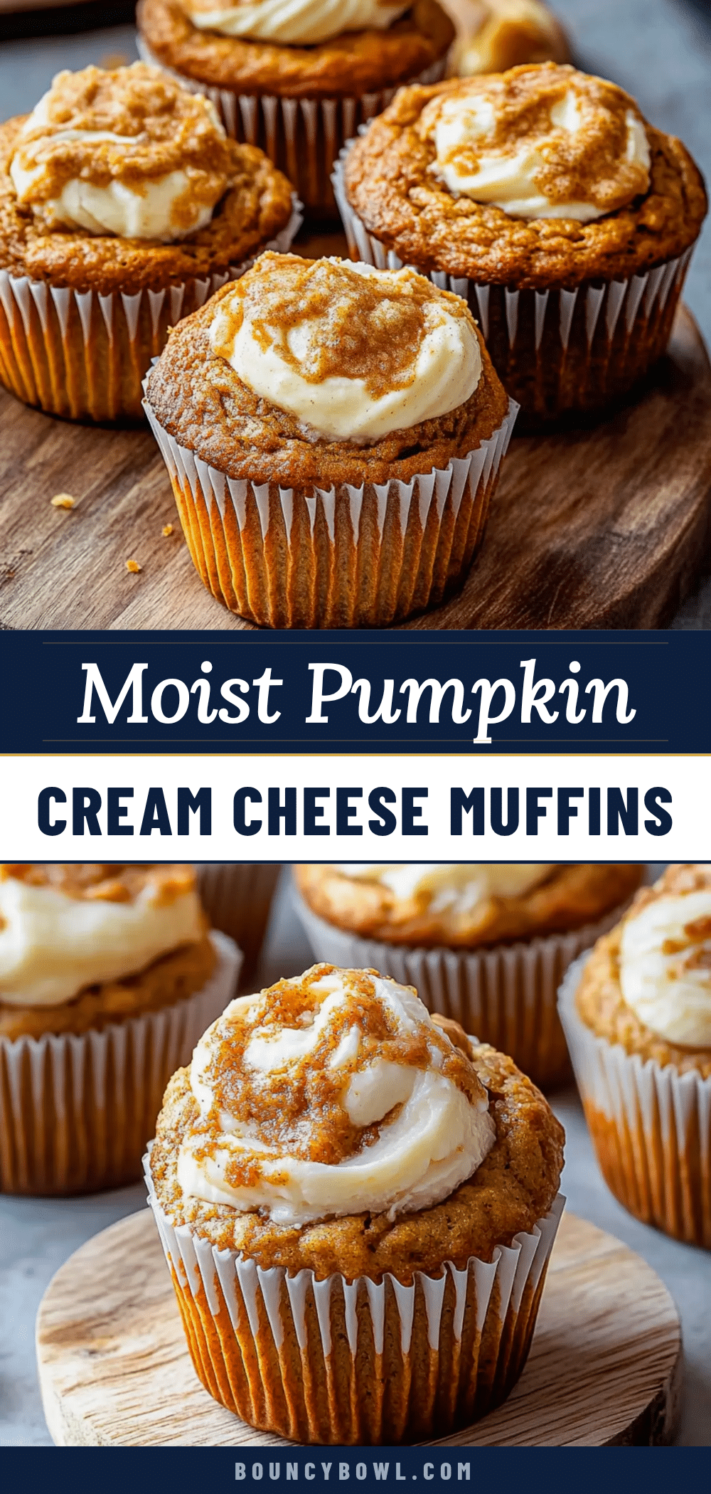 pumpkin cream cheese muffins recipe