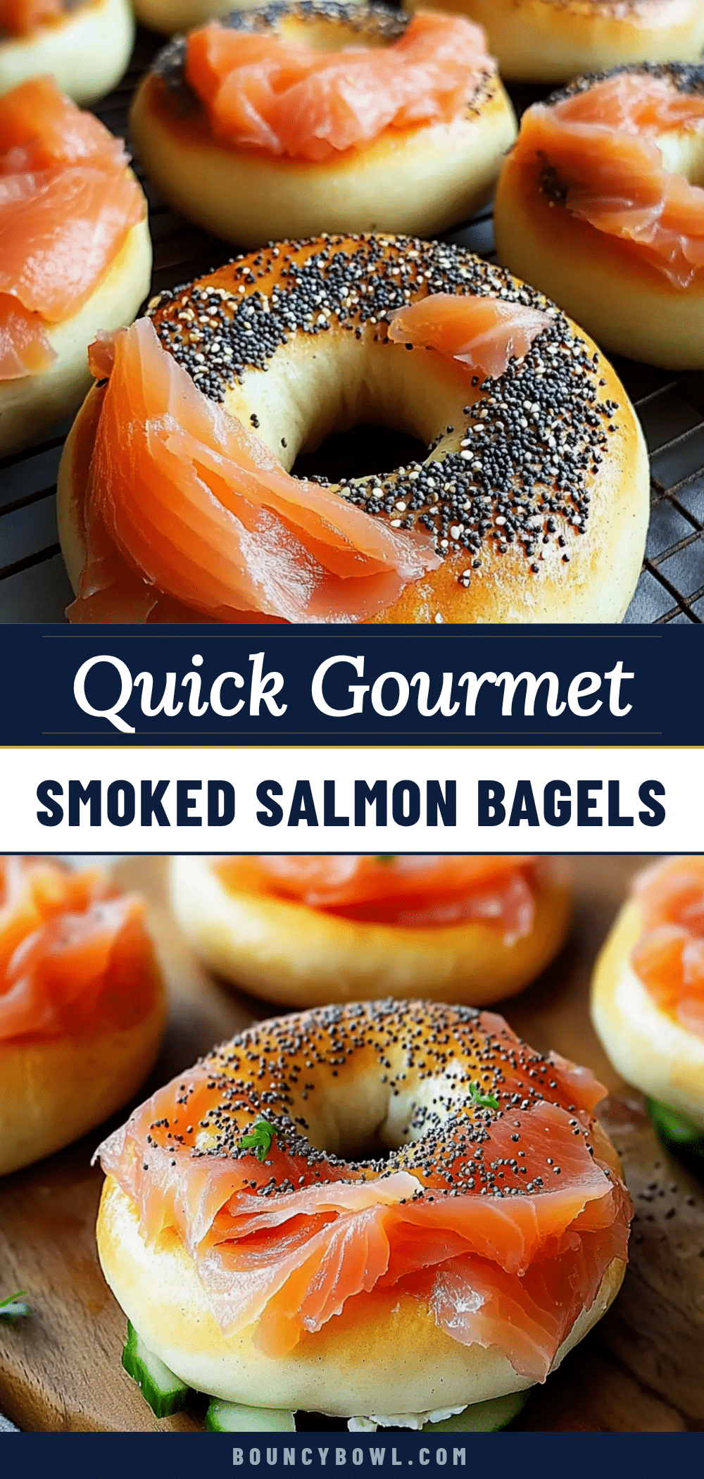 quick gourmet smoked salmon bagels recipe