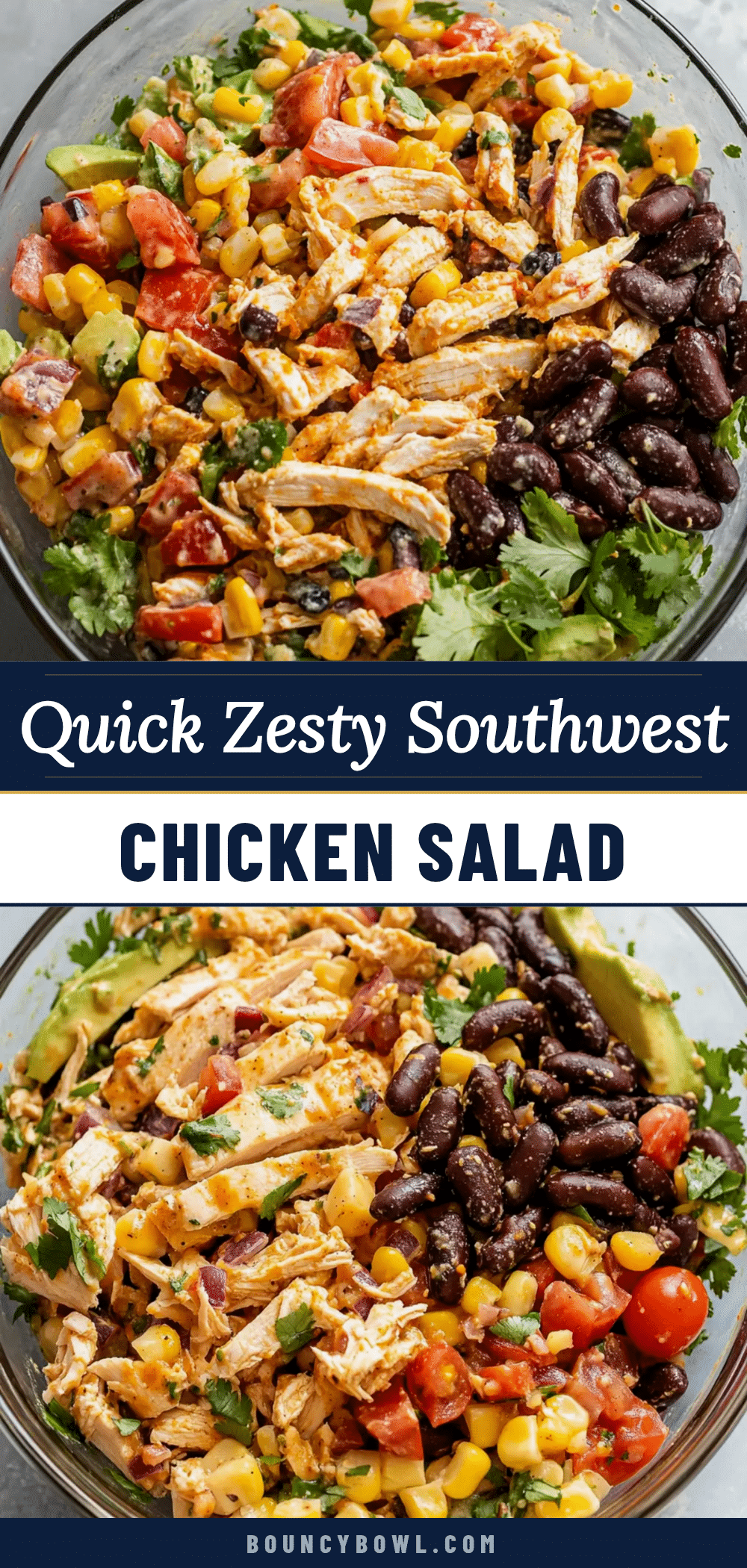 quick southwest chicken salad recipe