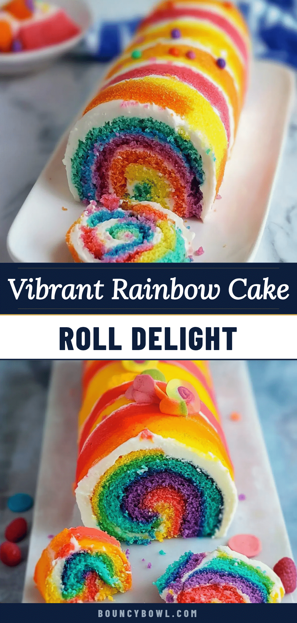 rainbow cake roll recipe recipe