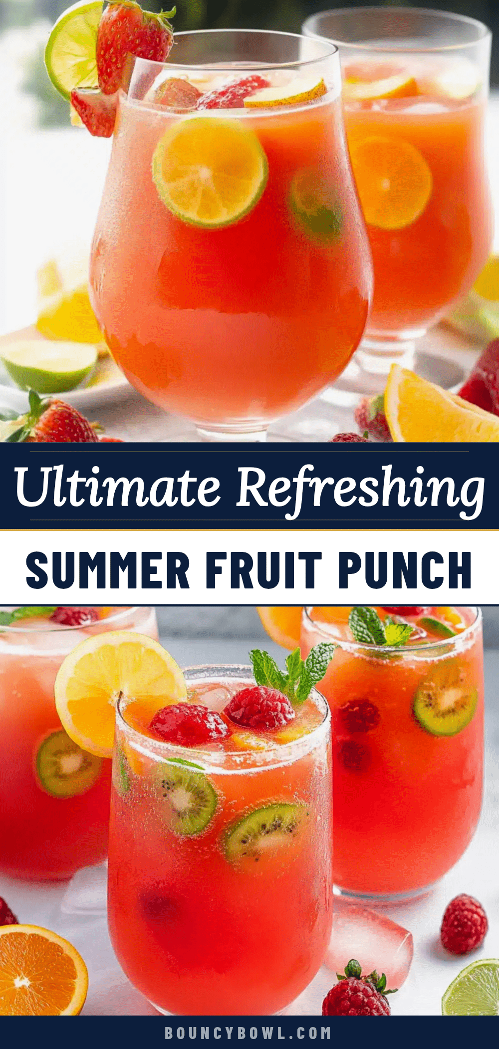 refreshing fruit punch mocktail recipe