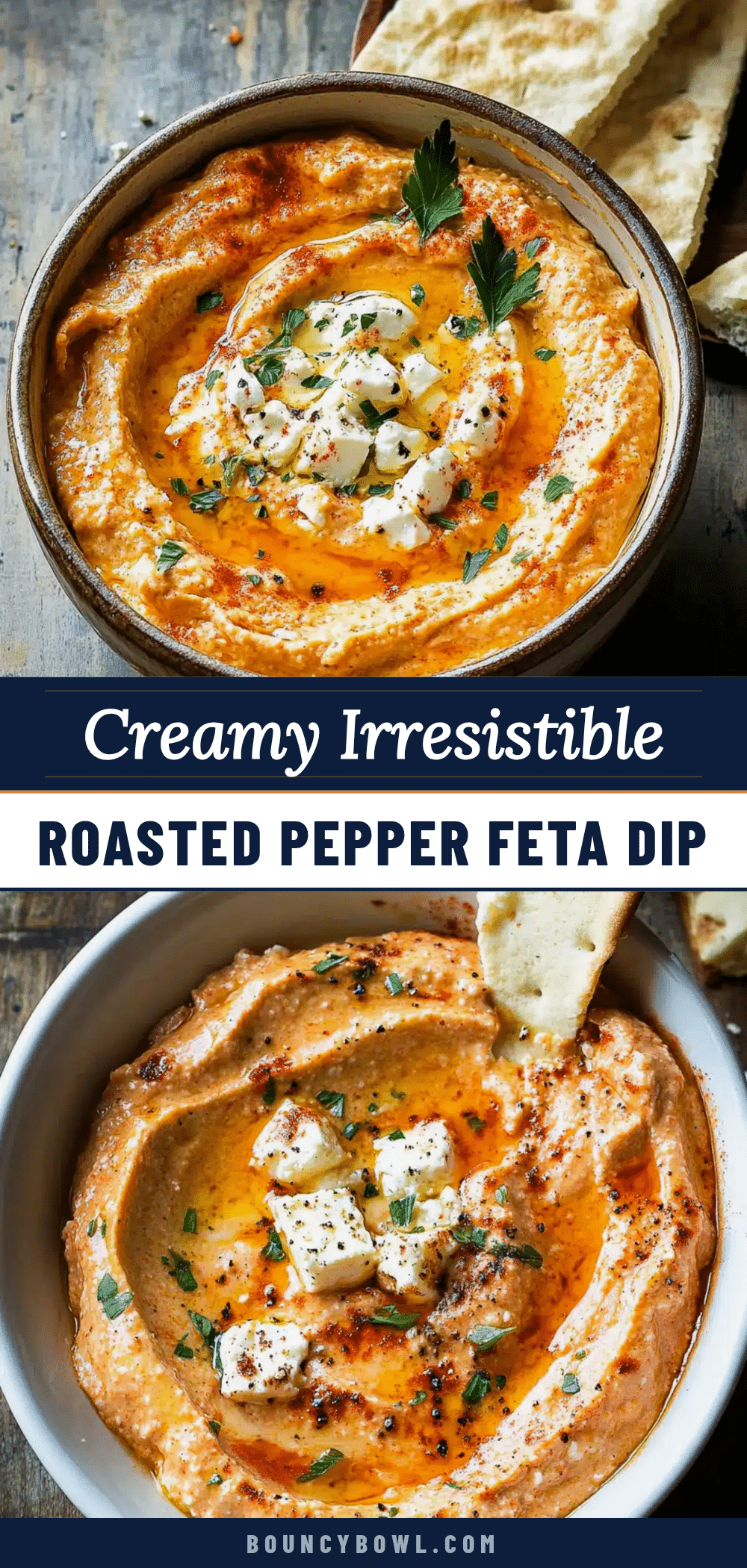 roasted pepper feta dip recipe