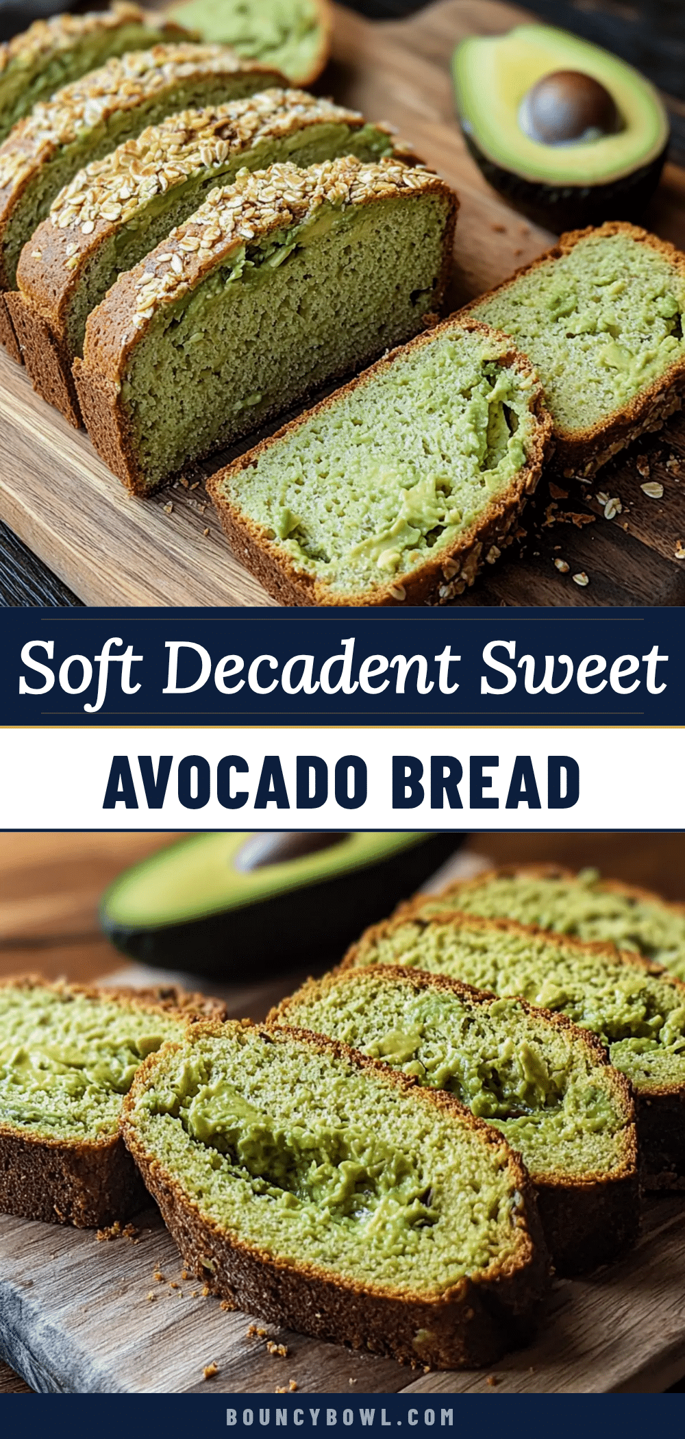 soft decadent avocado bread recipe