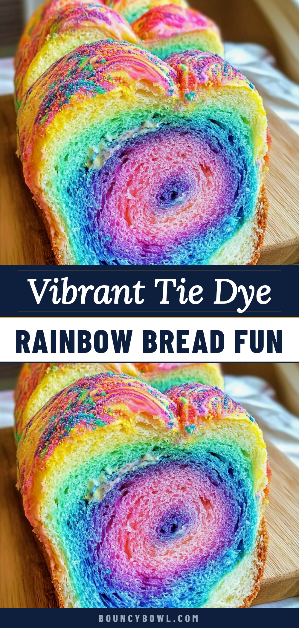 tie dye rainbow bread recipe