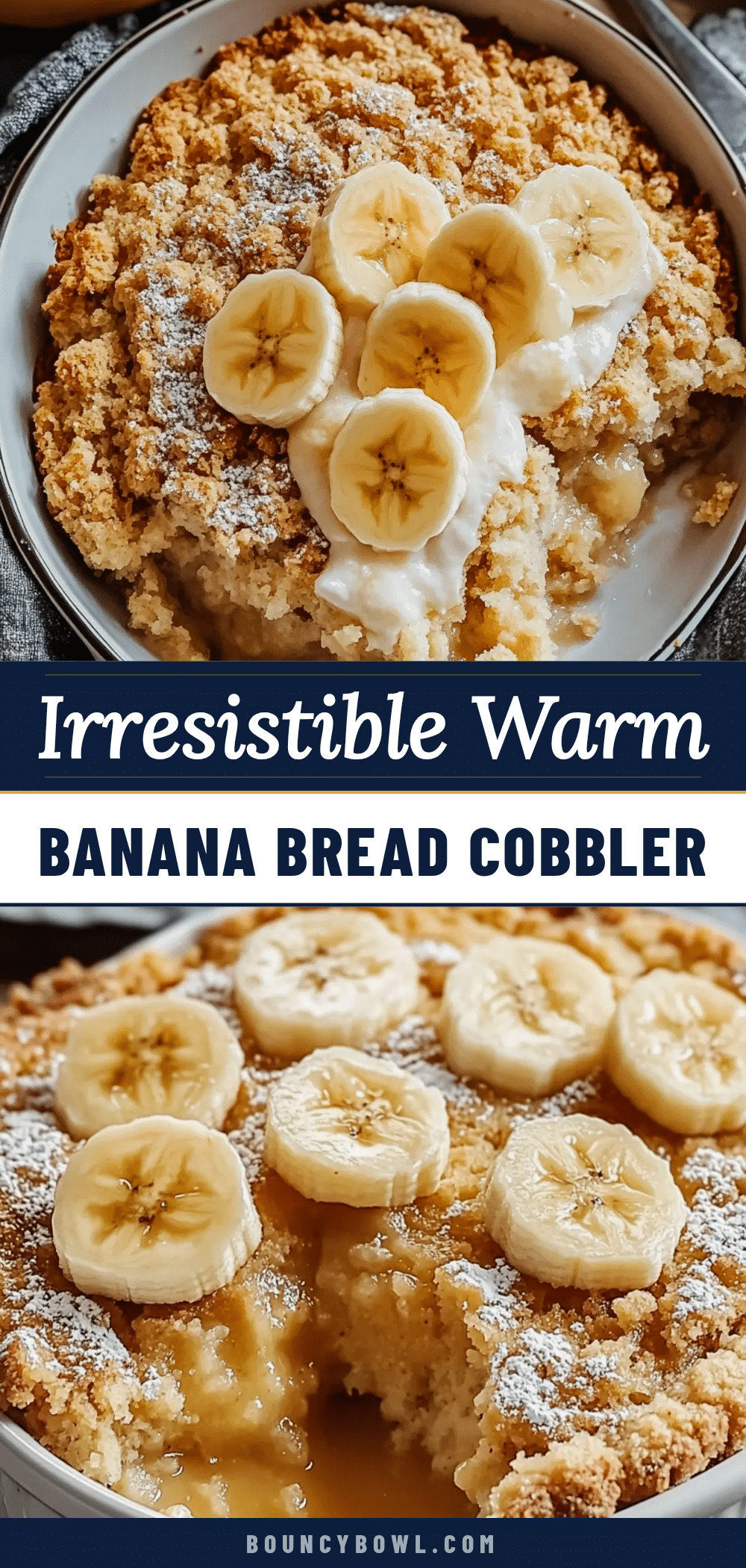 banana bread cobbler recipe