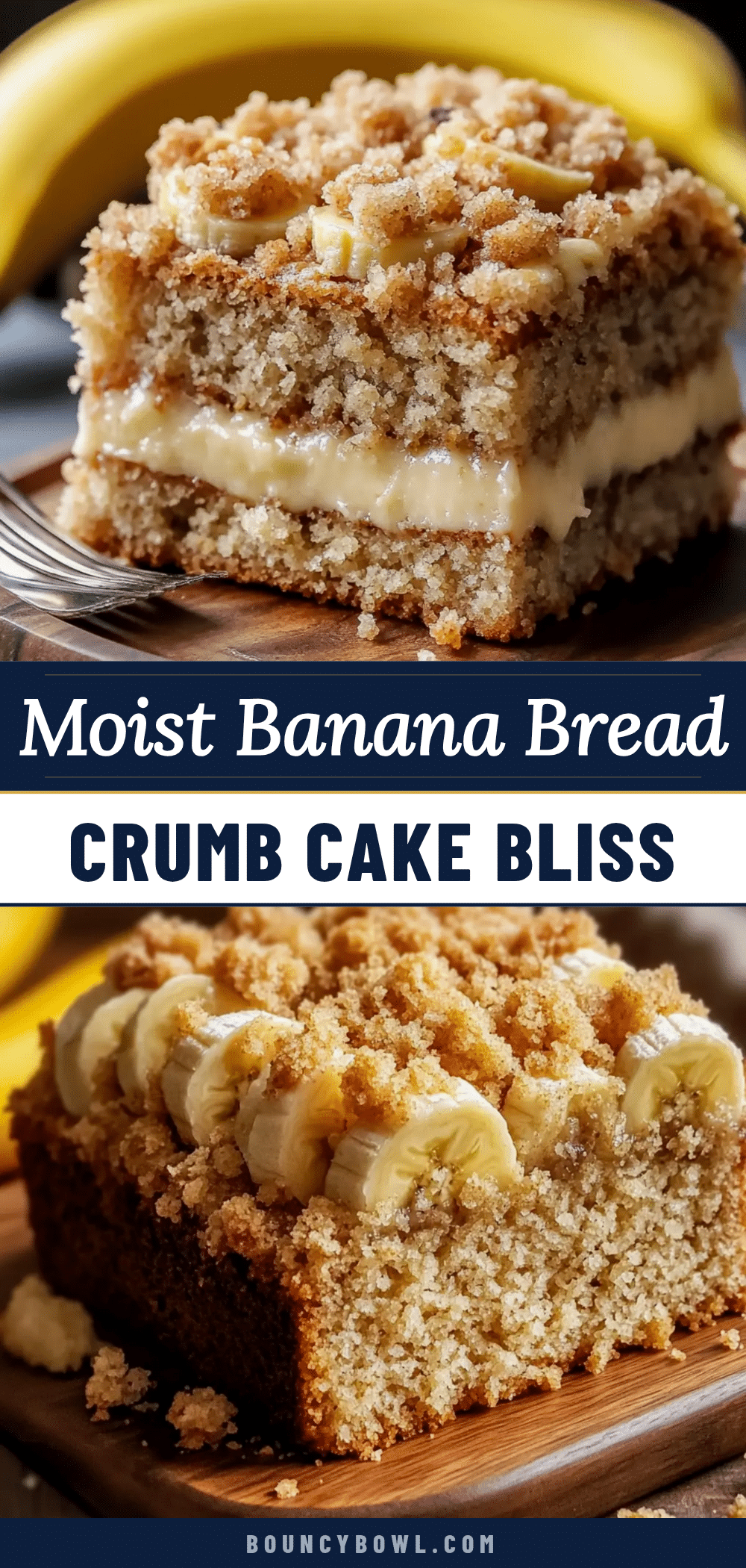banana bread crumb cake recipe
