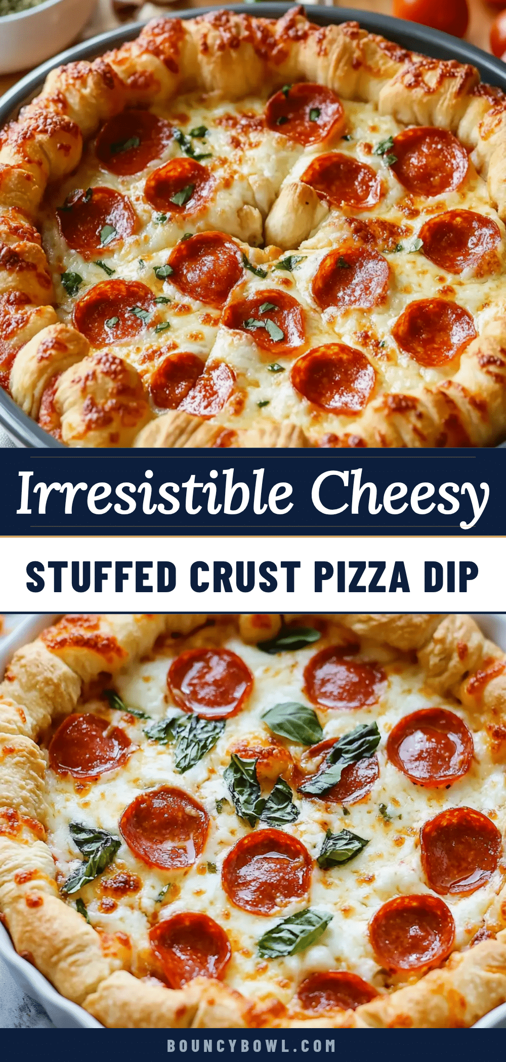 cheesy stuffed crust pizza dip recipe