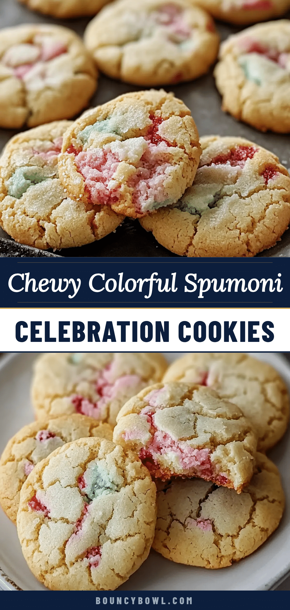 chewy spumoni cookies recipe