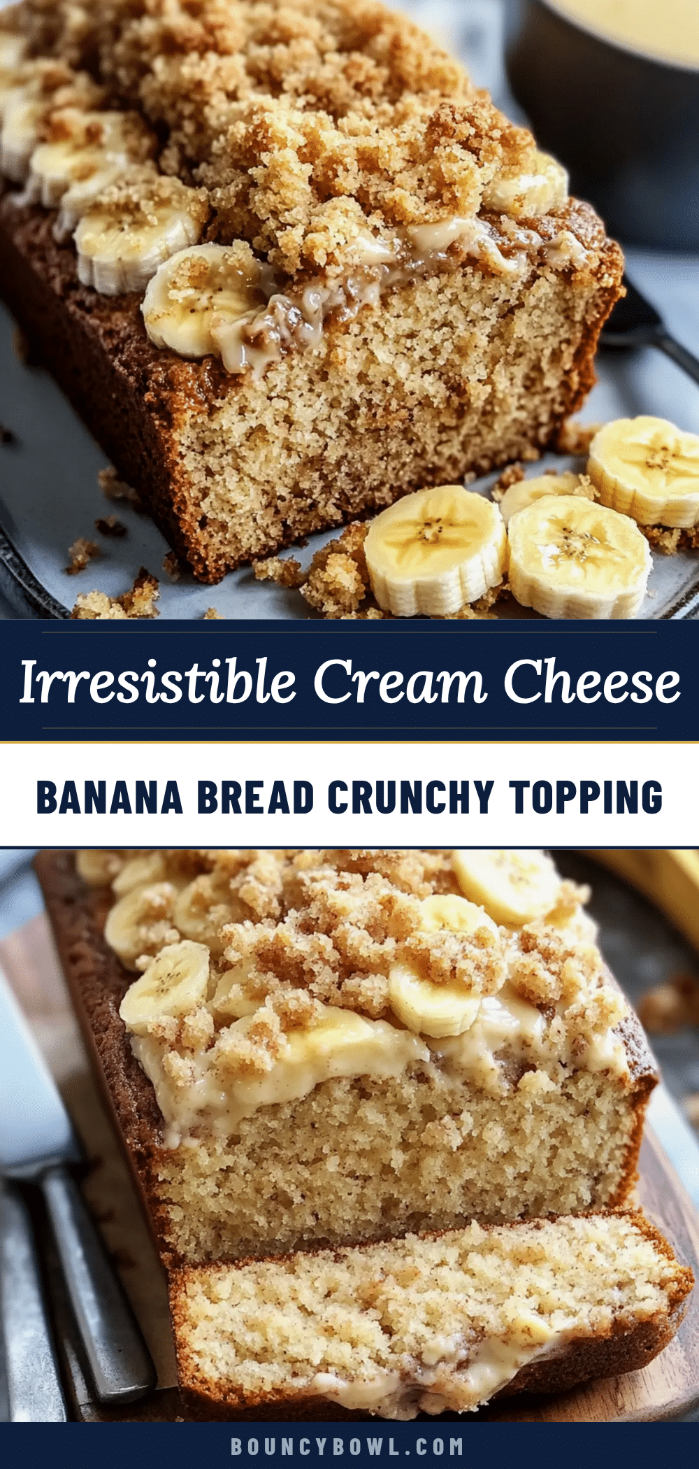 cream cheese banana bread recipe